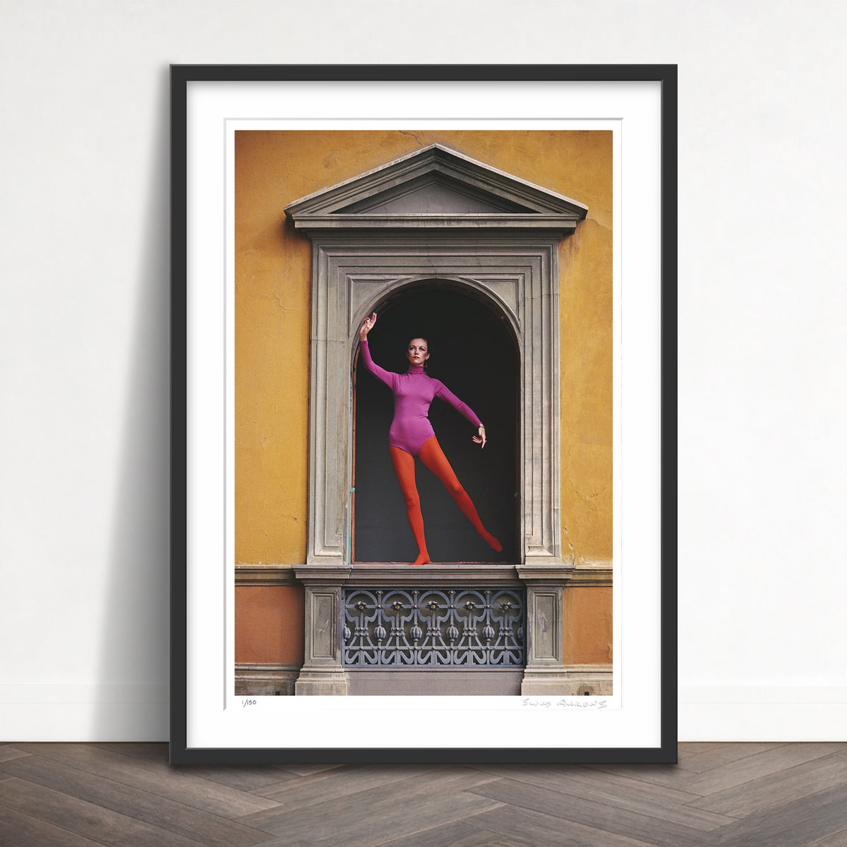 Slim Aarons Limited Edition Estate Stamped marie louise scio limited edition 88153746 Framed