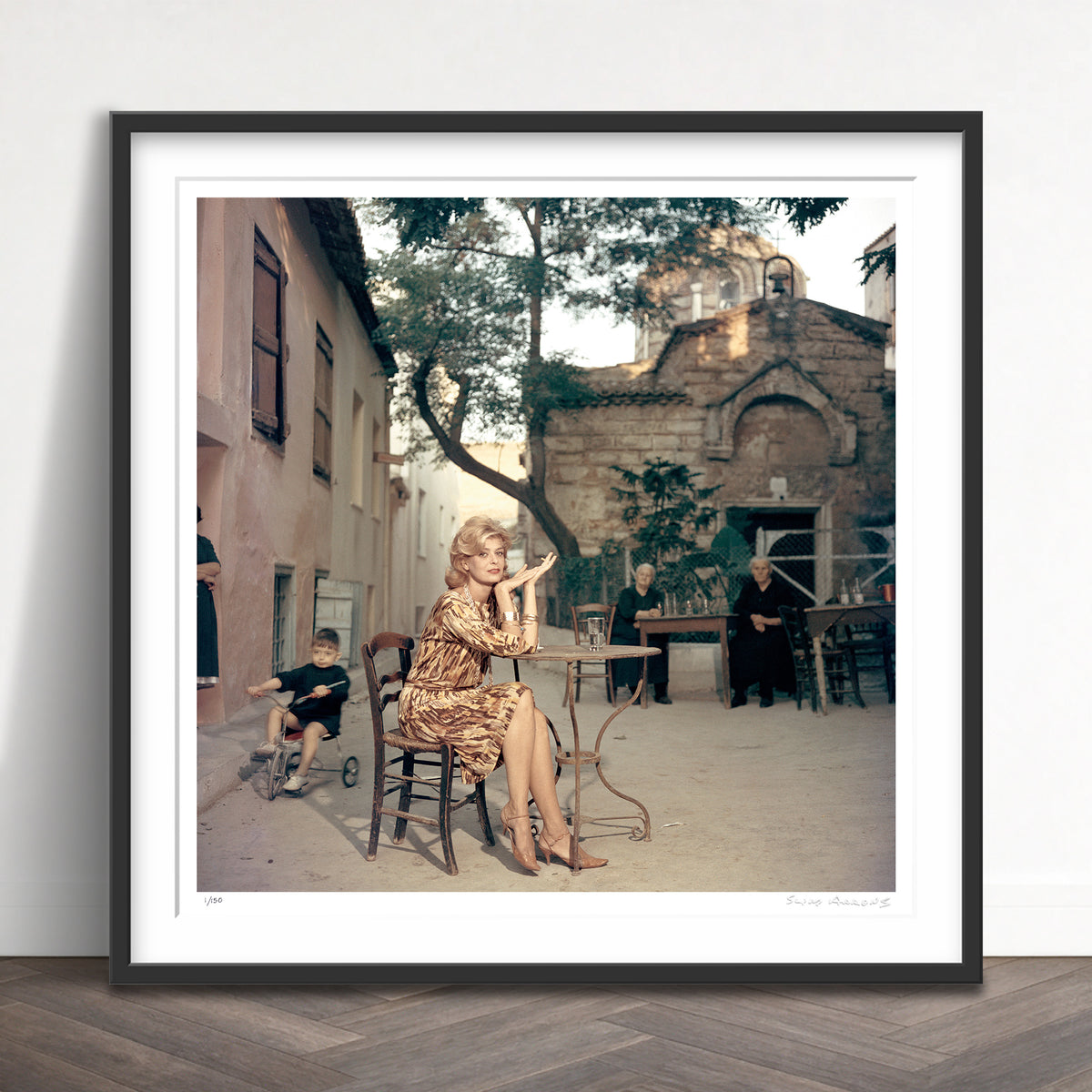 Slim Aarons Limited Edition Estate Stamped melina mercouri limited edition 3165250 Framed