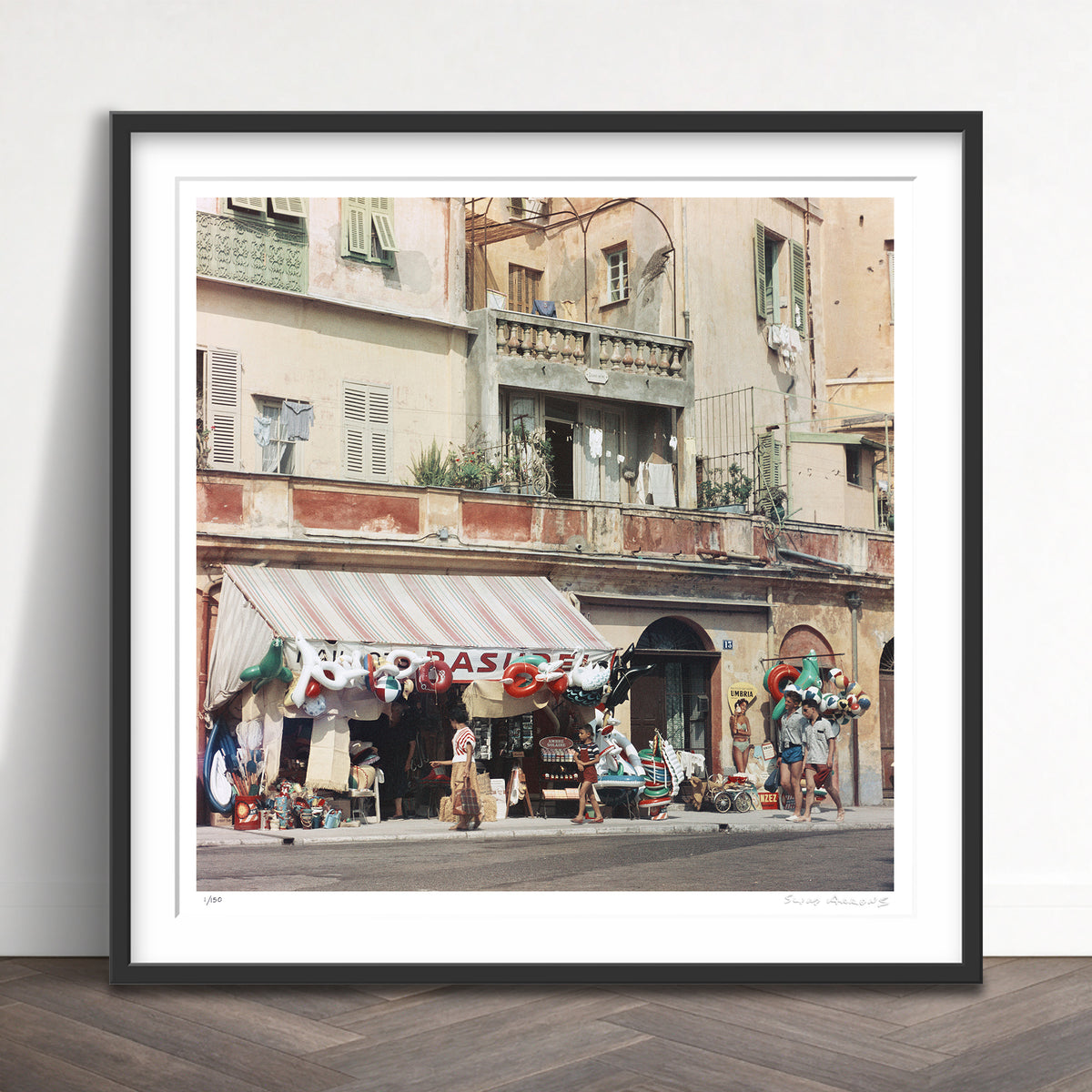 Slim Aarons Limited Edition Estate Stamped menton limited edition 166899881 Framed
