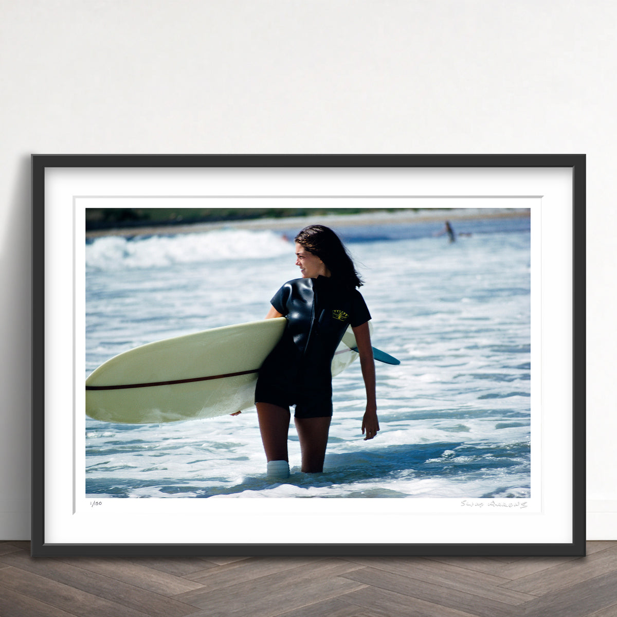 Slim Aarons Limited Edition Estate Stamped minnie cushing limited edition 51196662 Framed
