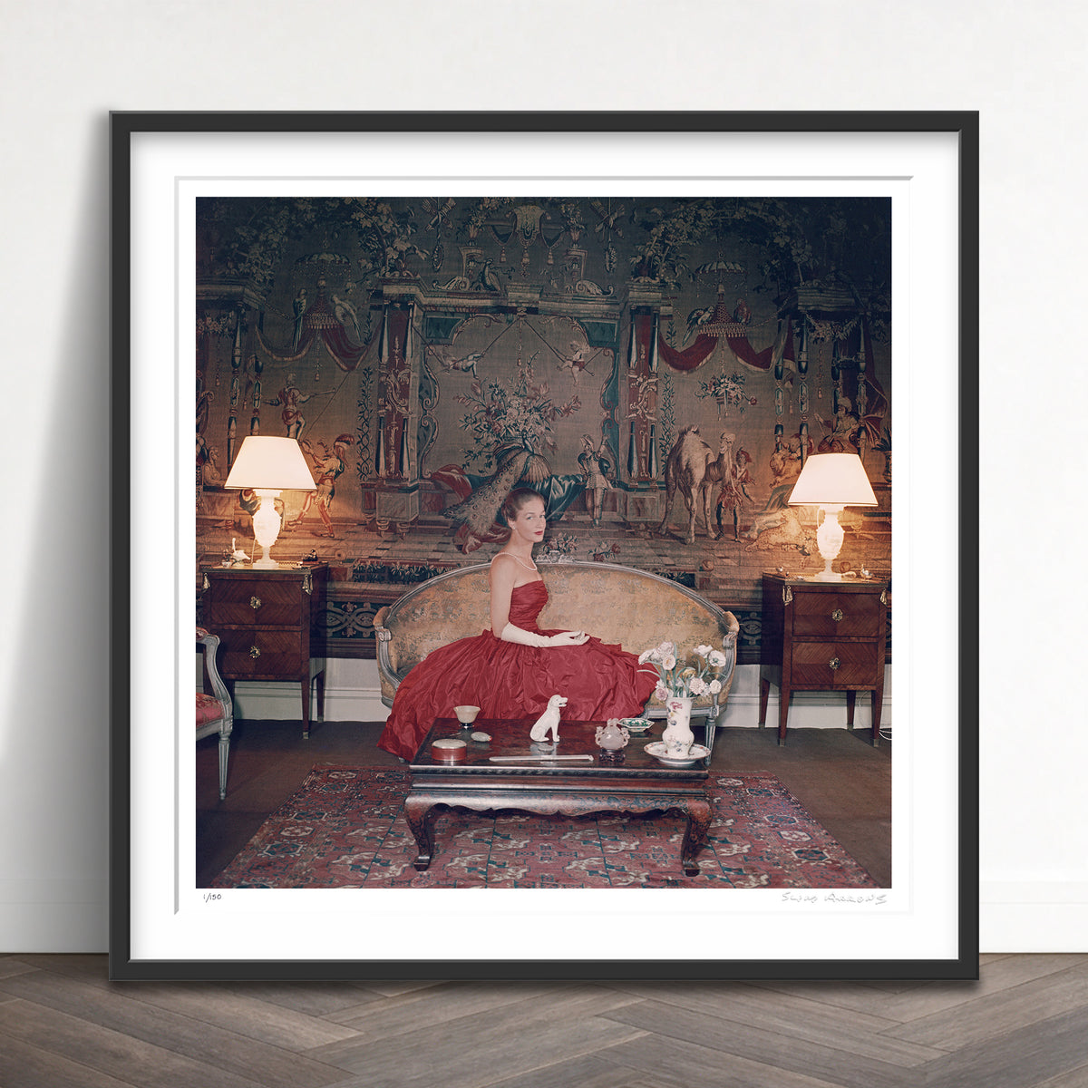 Slim Aarons Limited Edition Estate Stamped montesquiou fezensac limited edition 51246702 Framed