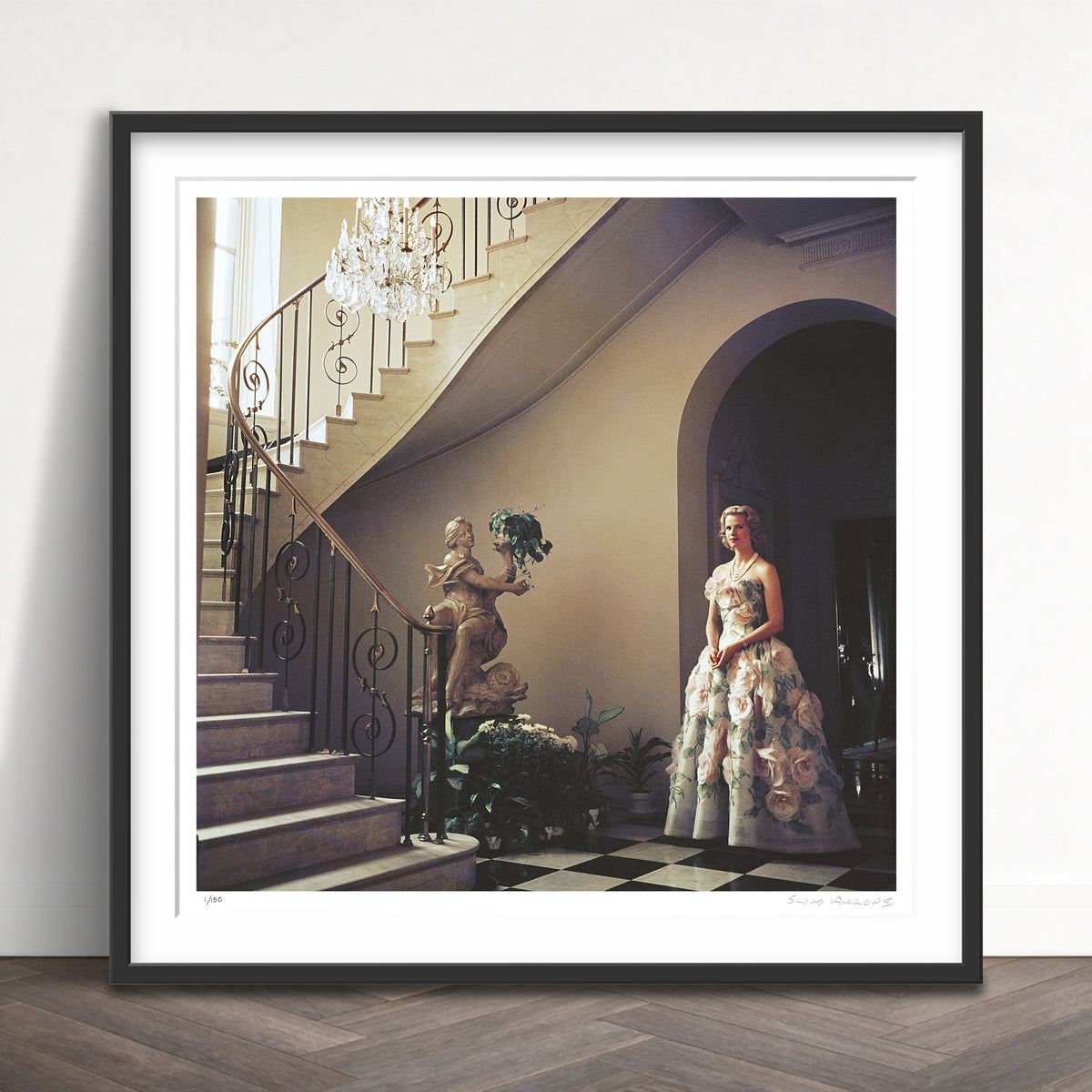 Slim Aarons Limited Edition Estate Stamped muffy bancroft limited edition 3122629 Framed