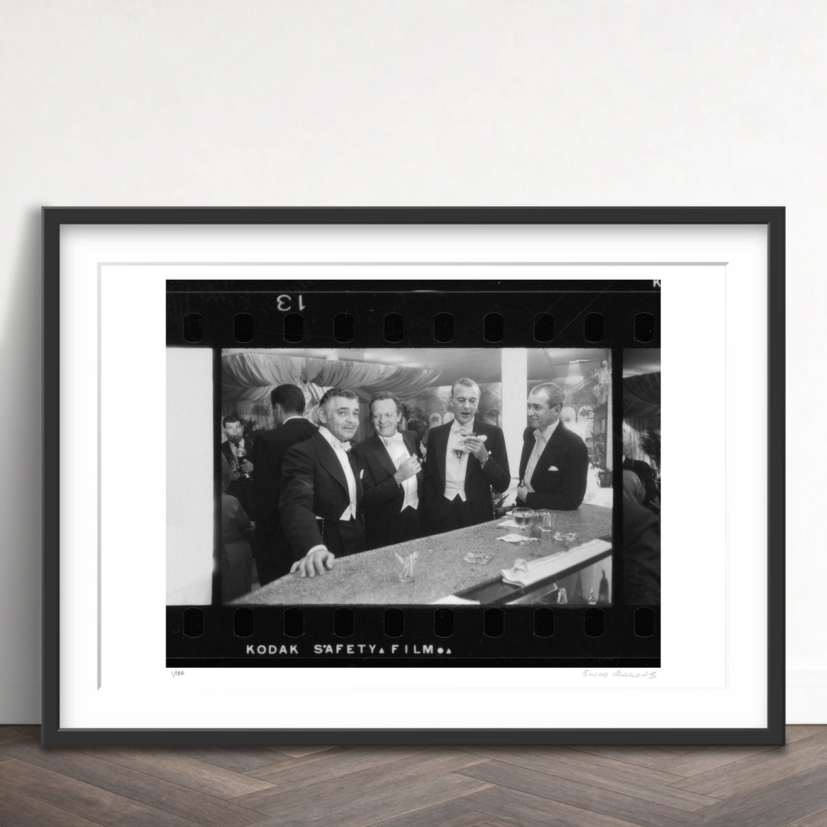 Slim Aarons Limited Edition Estate Stamped new year at romanoffs limited edition 170559246 Framed