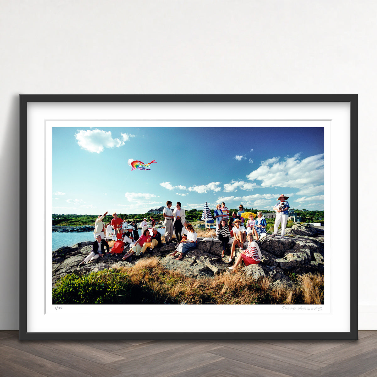 Slim Aarons Limited Edition Estate Stamped newport mainstays limited edition 2486748 Framed