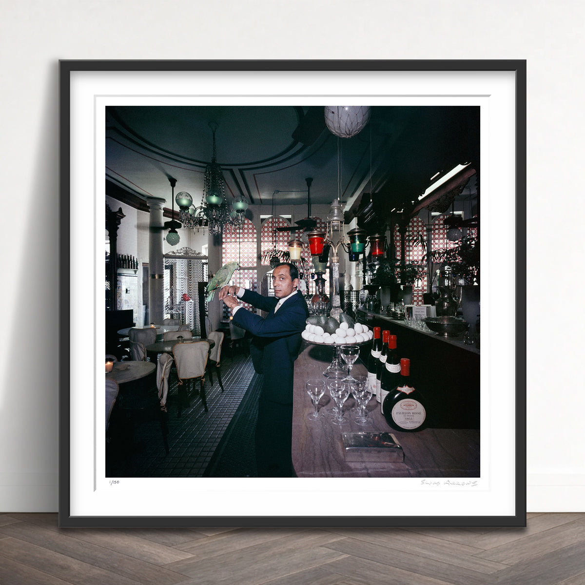 Slim Aarons Limited Edition Estate Stamped nicholsons limited edition 71126204 Framed