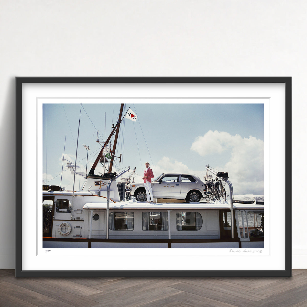 Slim Aarons Limited Edition Estate Stamped no transport problems limited edition 2695069 Framed