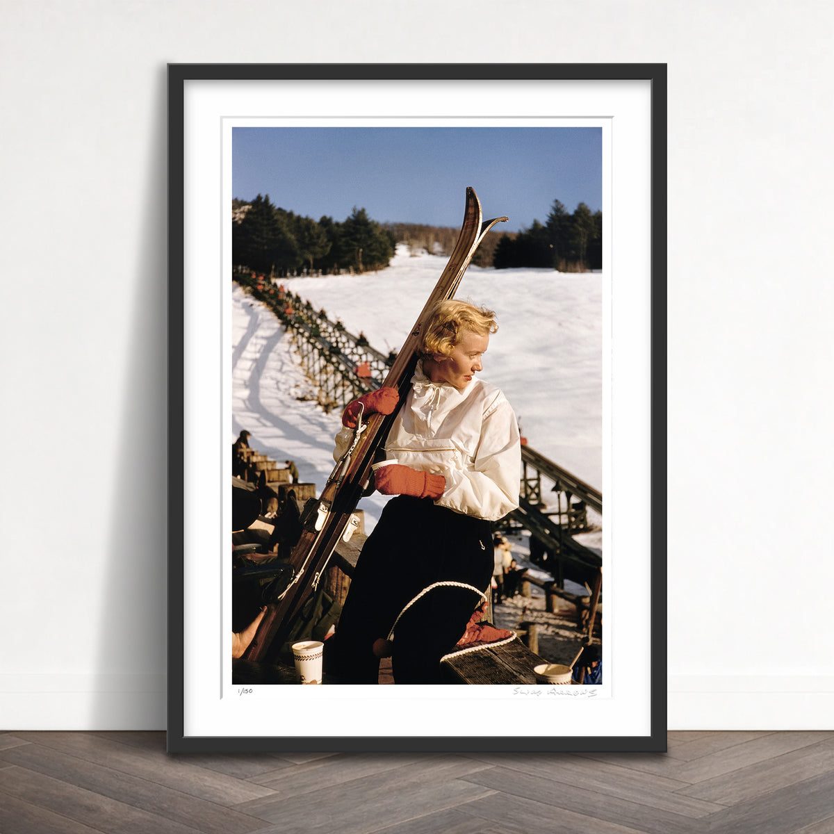 Slim Aarons Limited Edition Estate Stamped north conway limited edition 1496421846 Framed