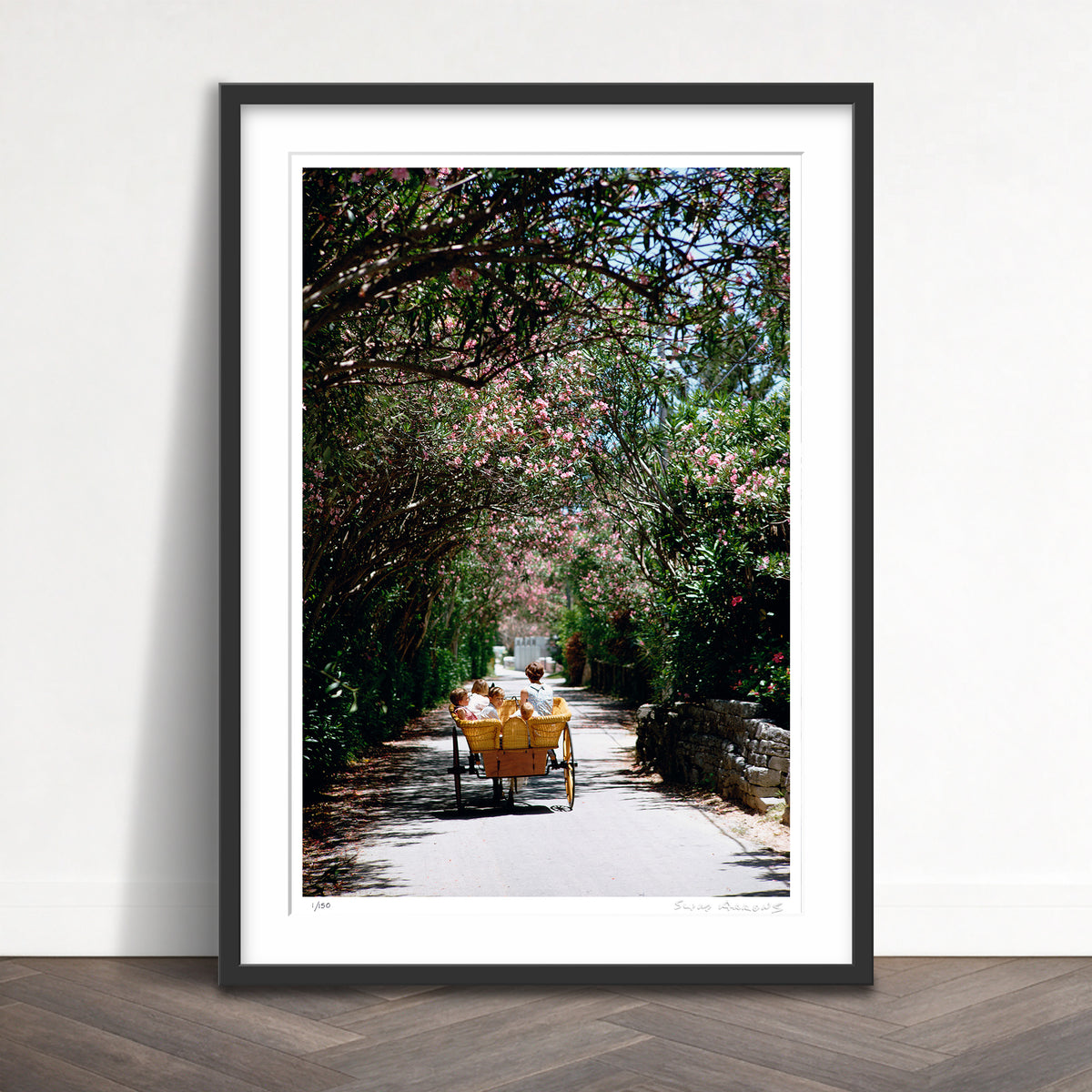Slim Aarons Limited Edition Estate Stamped oleander drive limited edition 3088850 Framed