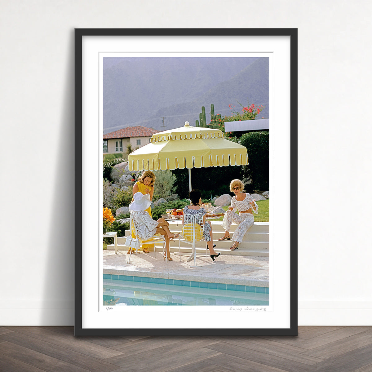 Slim Aarons Limited Edition Estate Stamped palm springs life limited edition 1317277785 Framed