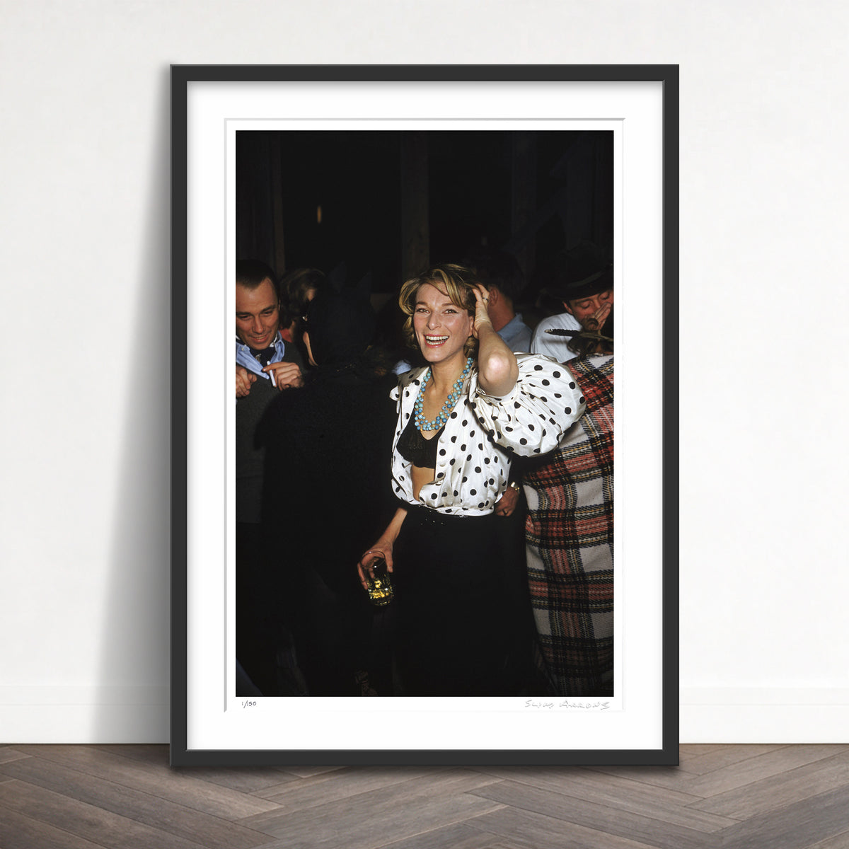 Slim Aarons Limited Edition Estate Stamped party girl limited edition 53230765 Framed