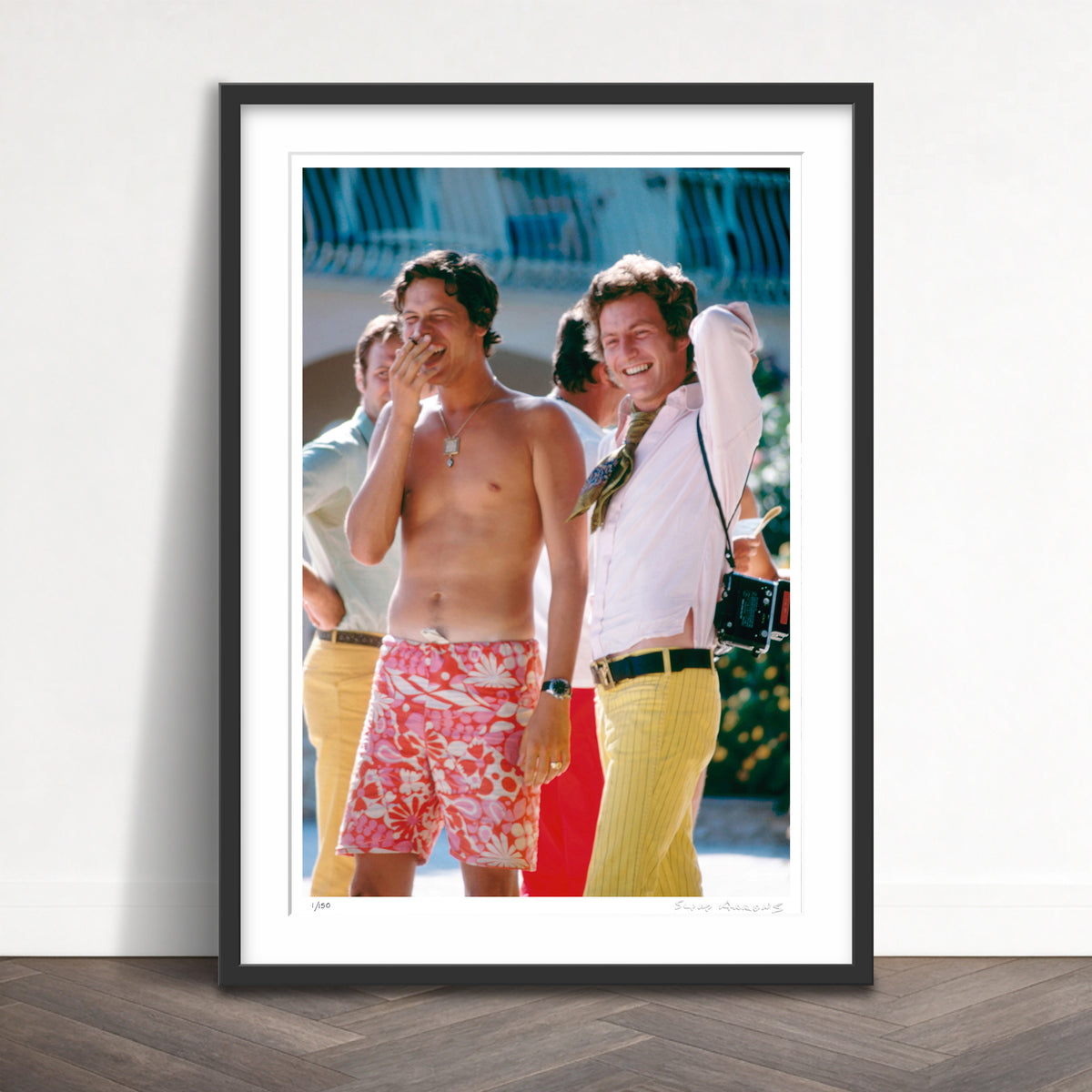 Slim Aarons Limited Edition Estate Stamped patrick lichfield 3165358 limited edition 3165358 Framed
