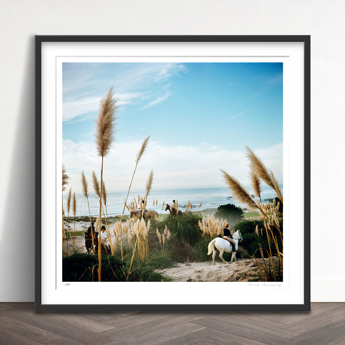 Slim Aarons Limited Edition Estate Stamped pebble beach limited edition 53069897 Framed