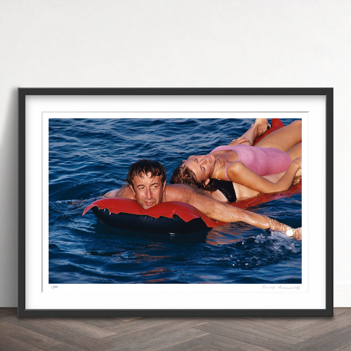 Slim Aarons Limited Edition Estate Stamped peter and britt limited edition 3094783 Framed