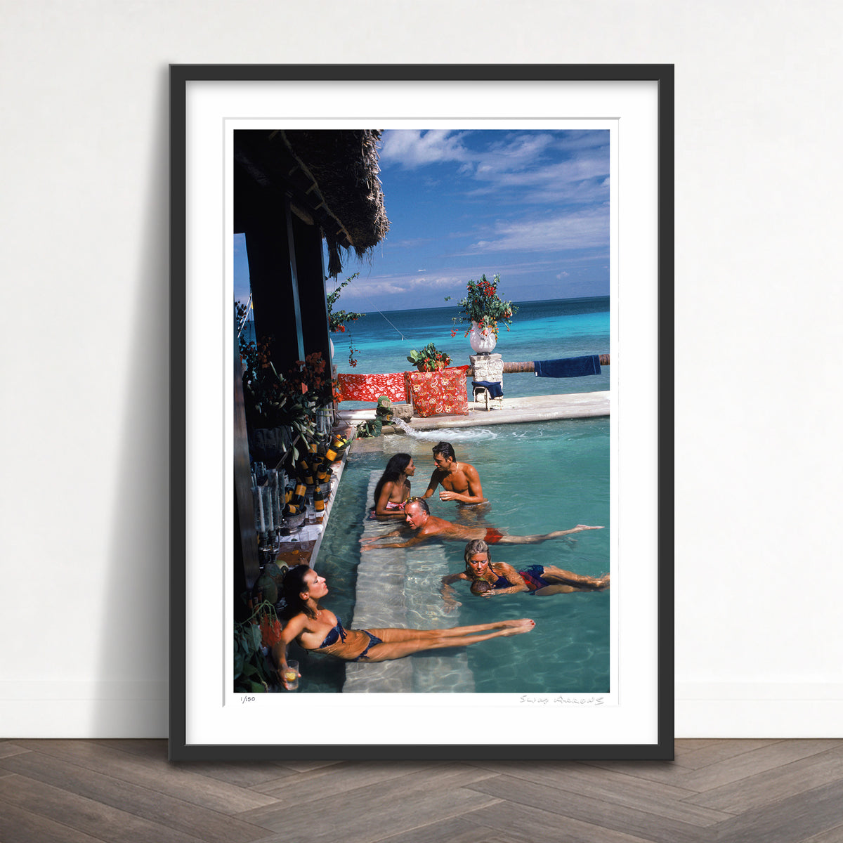 Slim Aarons Limited Edition Estate Stamped plantation cocoyer limited edition 77442742 Framed