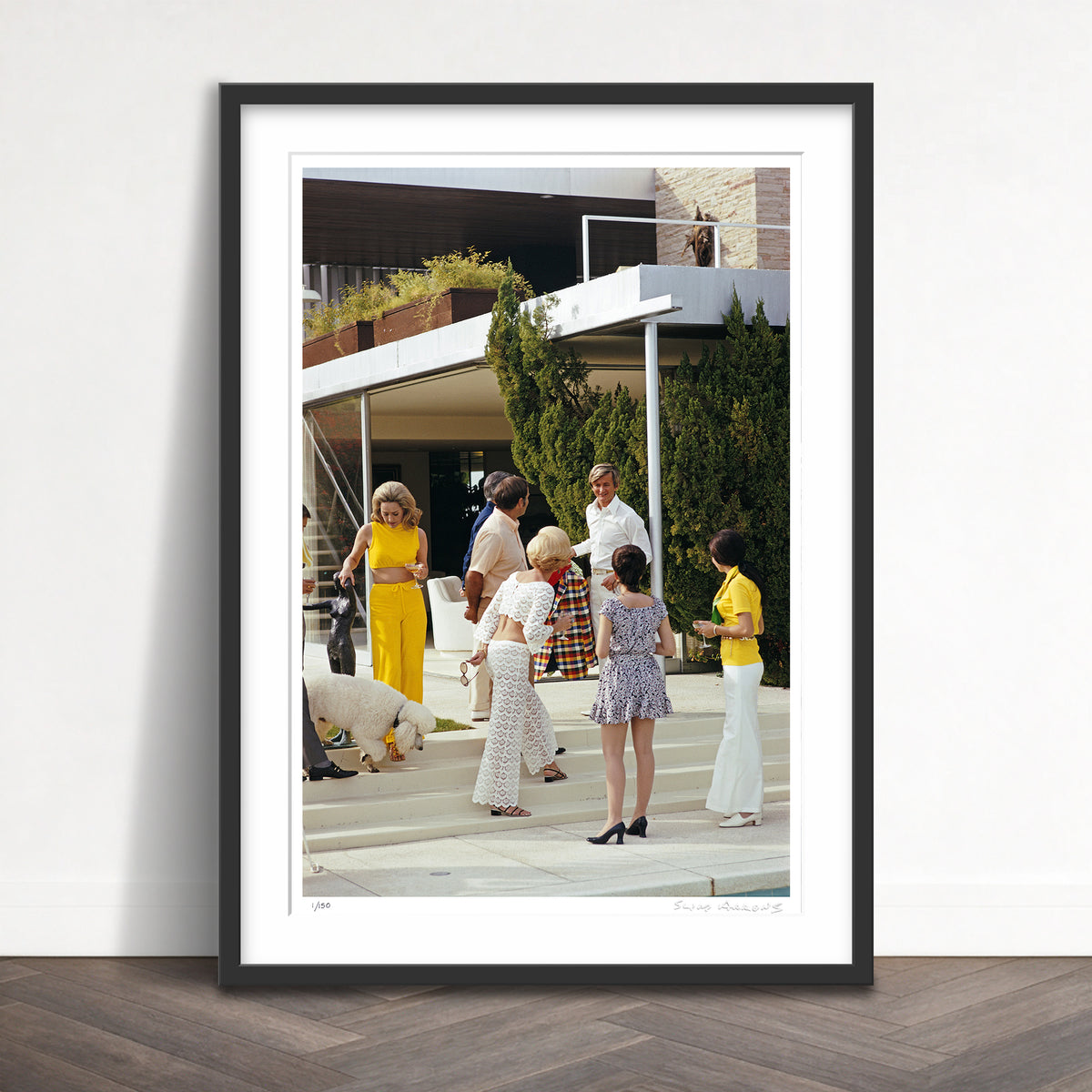 Slim Aarons Limited Edition Estate Stamped poolside chic limited edition 674395665 Framed