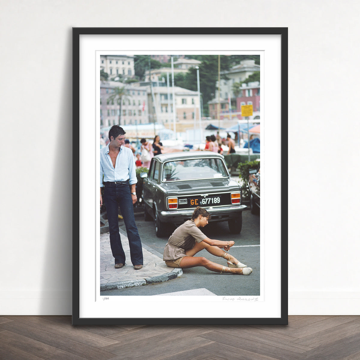 Slim Aarons Limited Edition Estate Stamped port life limited edition 56454501 Framed