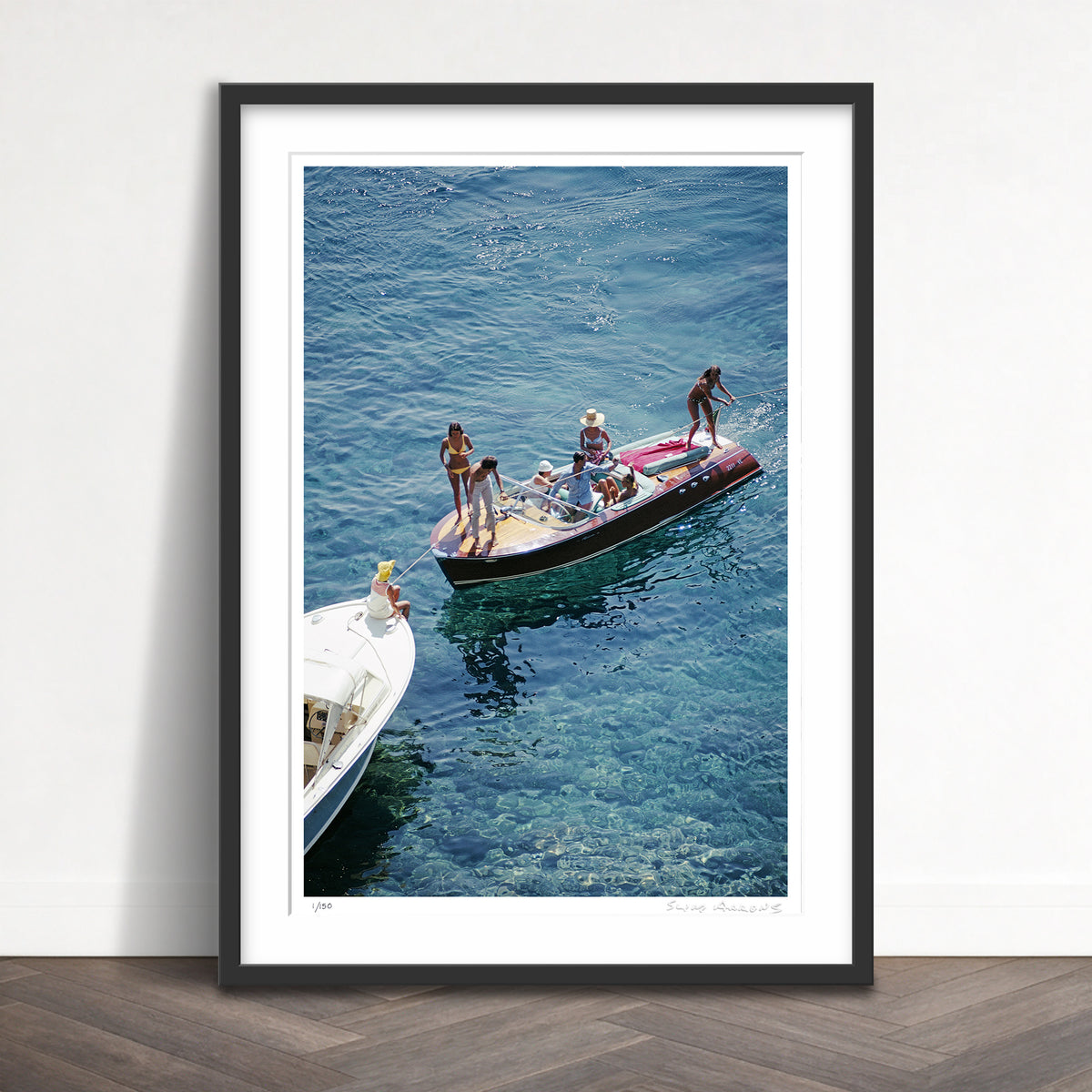 Slim Aarons Limited Edition Estate Stamped porto ercole 1 limited edition 670808949 Framed
