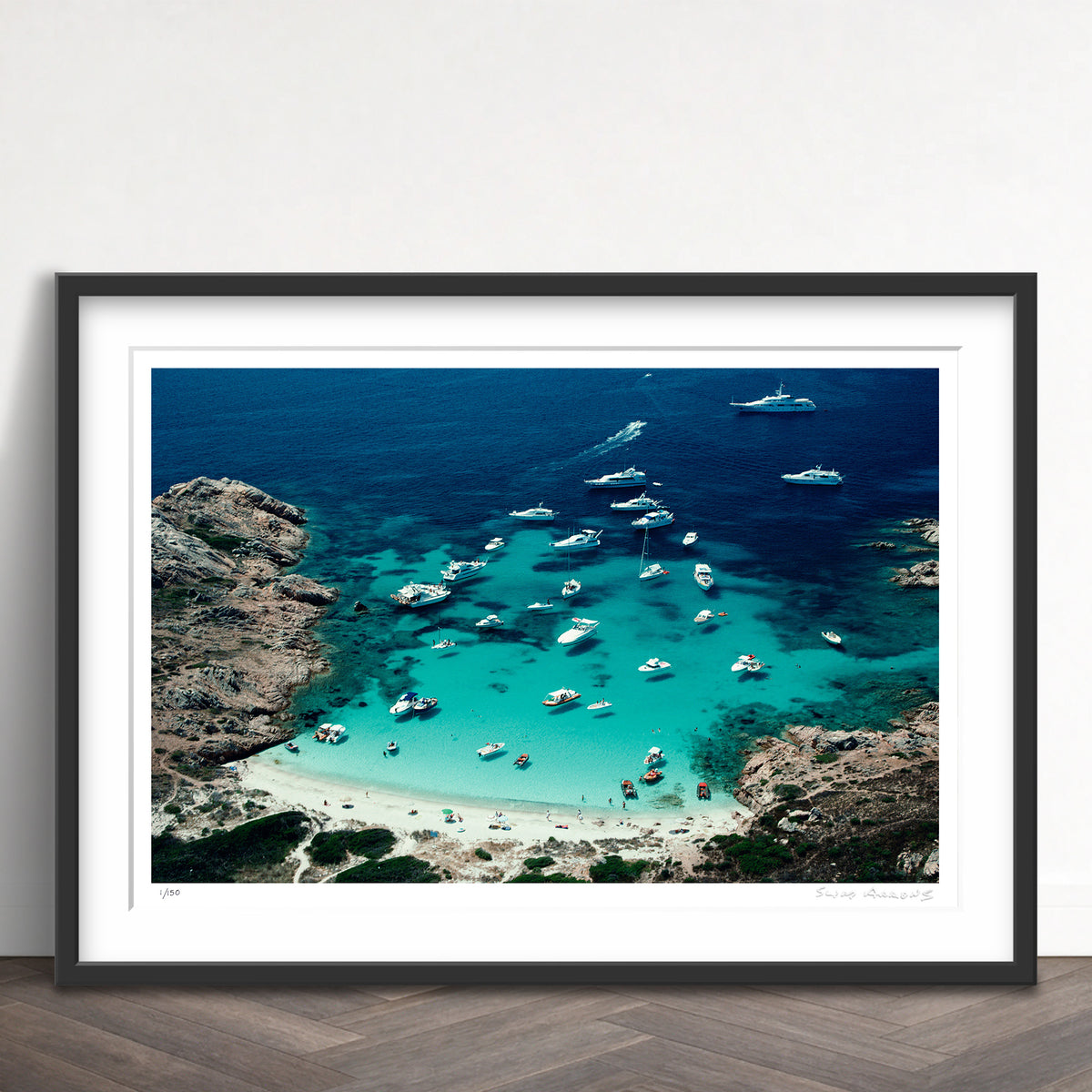 Slim Aarons Limited Edition Estate Stamped porto rotondo limited edition 56442303 Framed