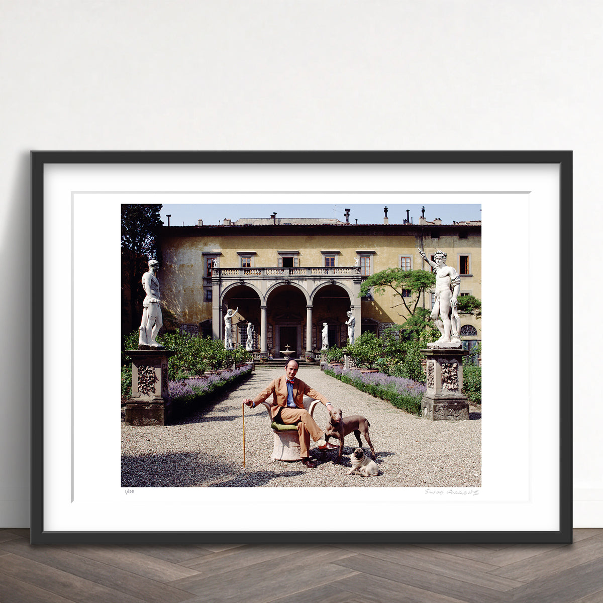 Slim Aarons Limited Edition Estate Stamped prince filippo corsini limited edition 53403697 Framed