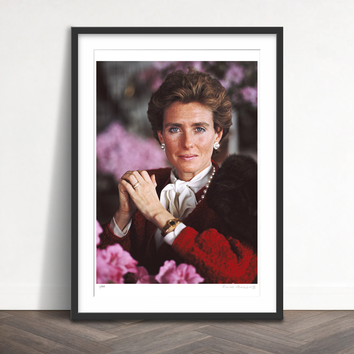 Slim Aarons Limited Edition Estate Stamped princess lucy ruspoli limited edition 674382439 Framed