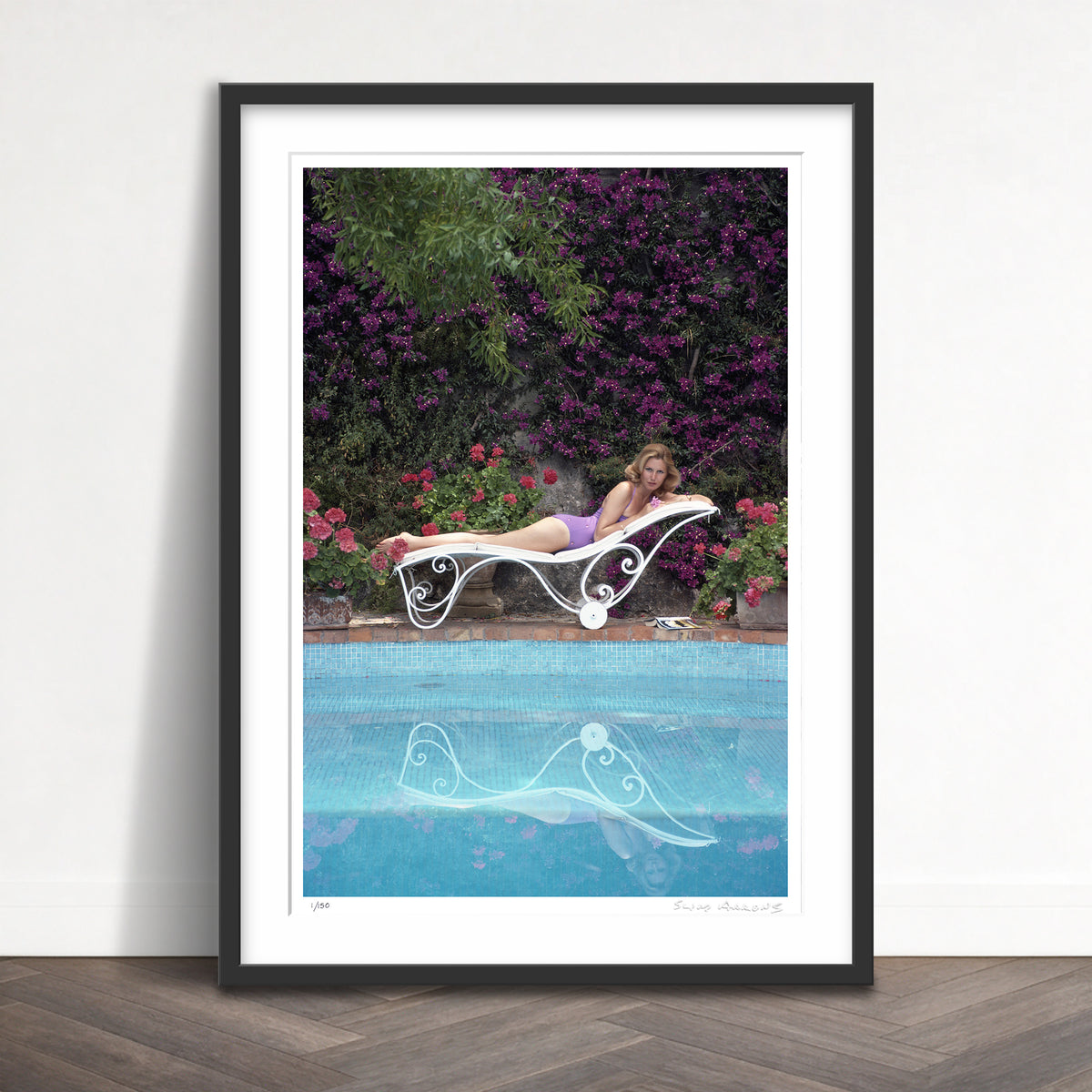 Slim Aarons Limited Edition Estate Stamped princess pia limited edition 155762872 Framed