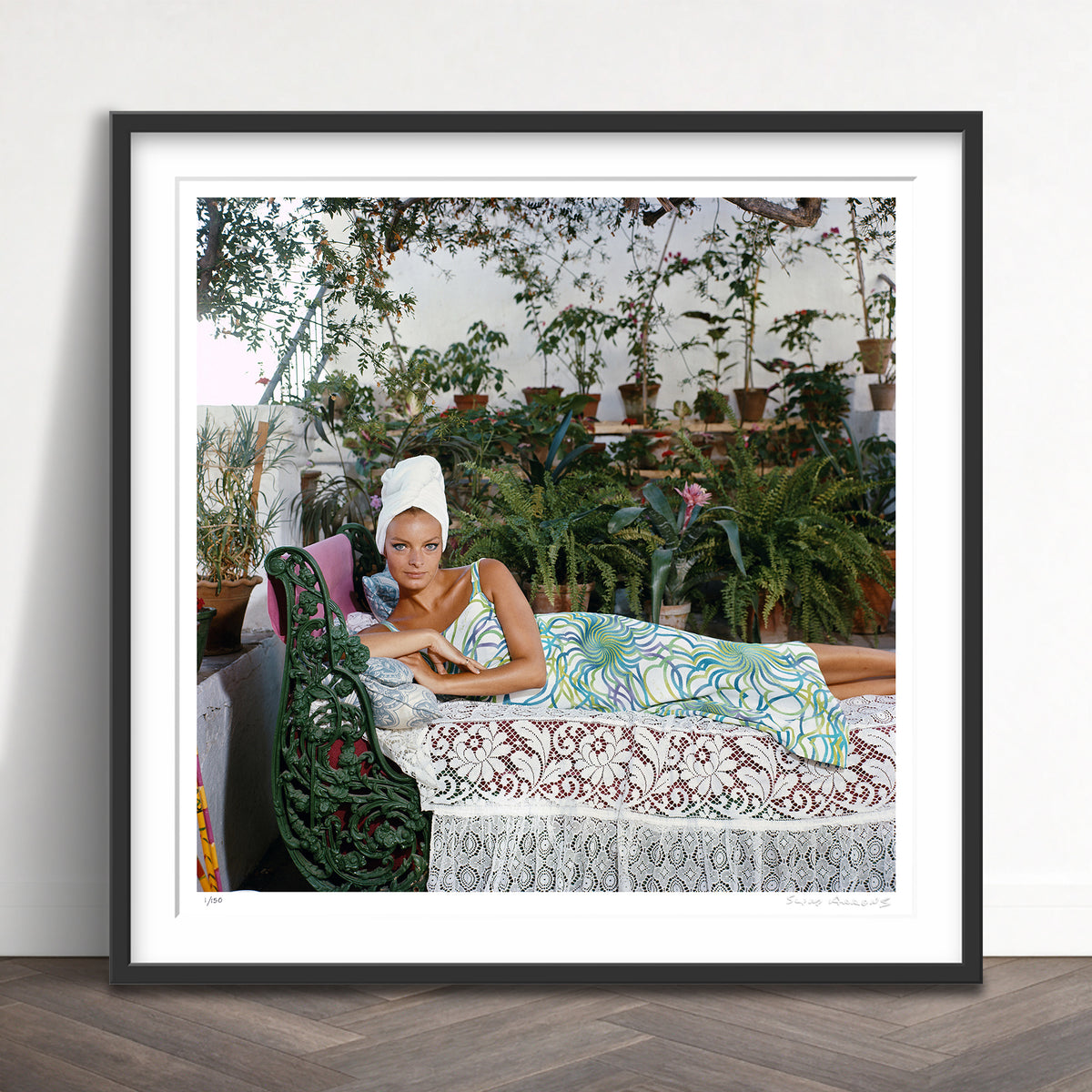 Slim Aarons Limited Edition Estate Stamped quiet afternoon limited edition 53403615 Framed