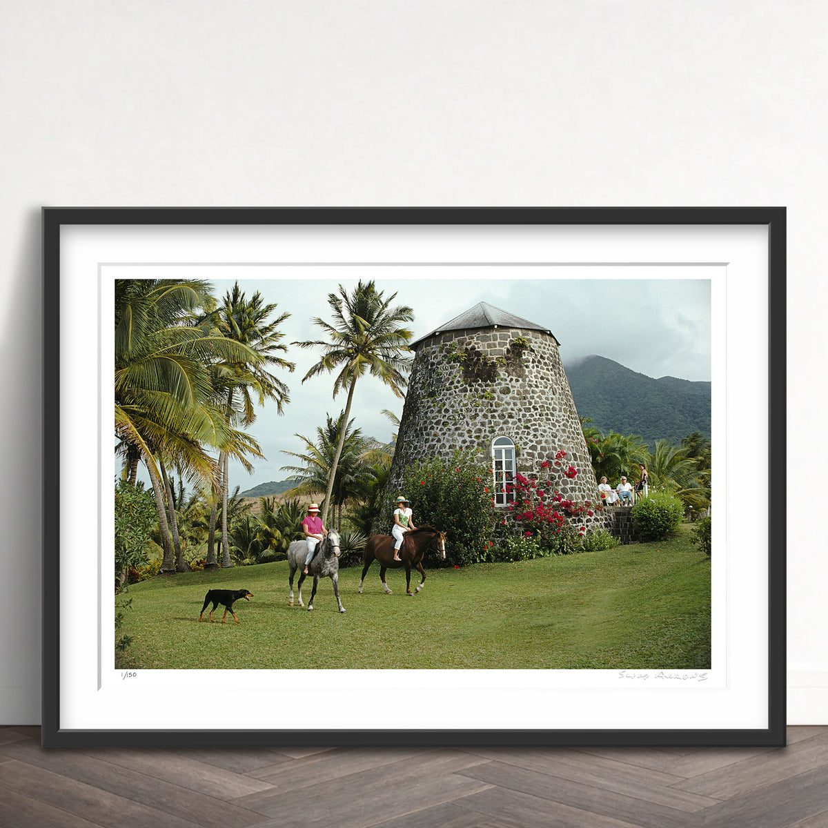 Slim Aarons Limited Edition Estate Stamped saint kitts and nevis limited edition 670809727 Framed