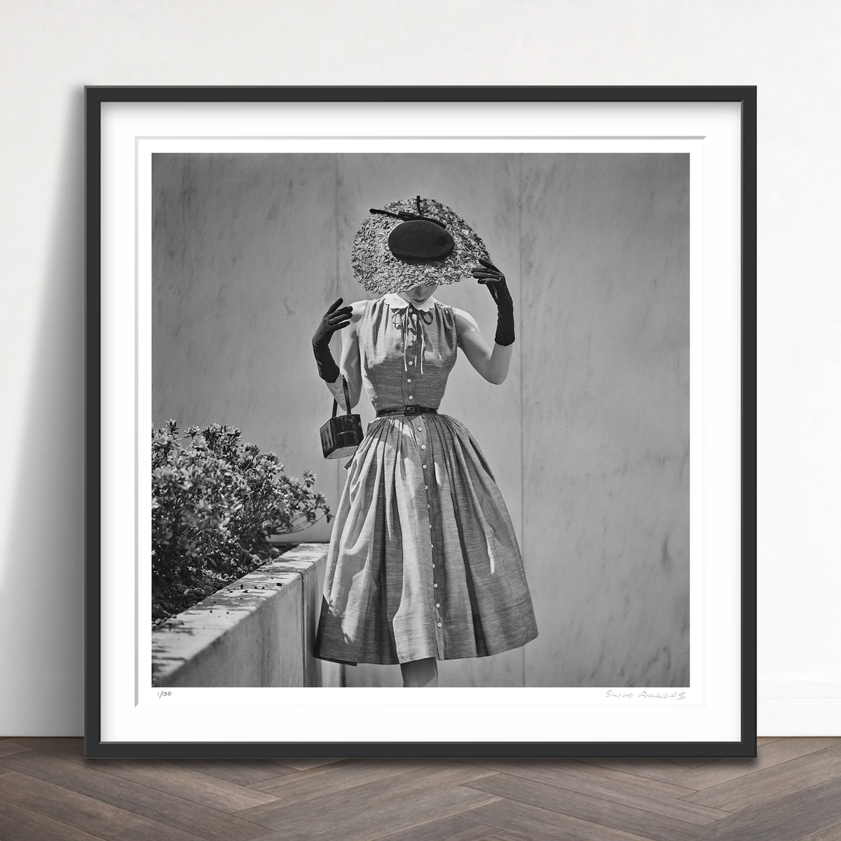Slim Aarons Limited Edition Estate Stamped saks fifth ave limited edition 1324732182 Framed