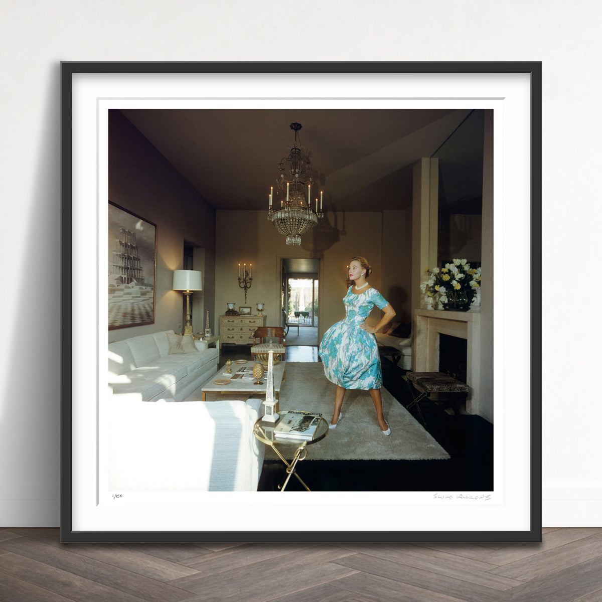 Slim Aarons Limited Edition Estate Stamped san diego home limited edition 120817000 Framed