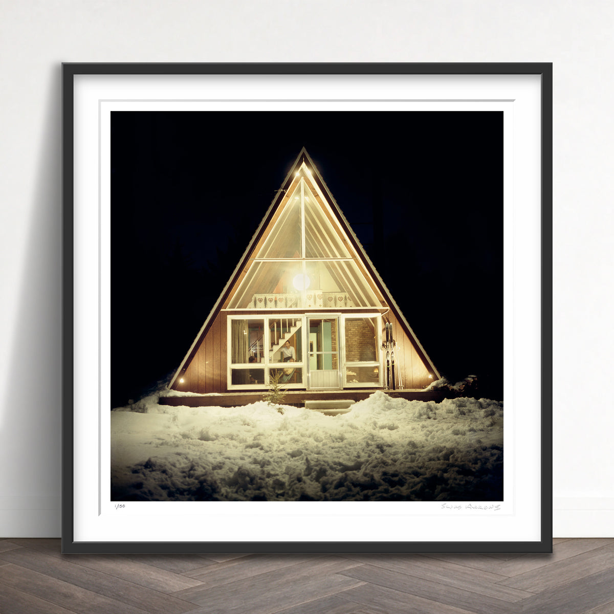 Slim Aarons Limited Edition Estate Stamped skaal house in stowe limited edition 114269817 Framed