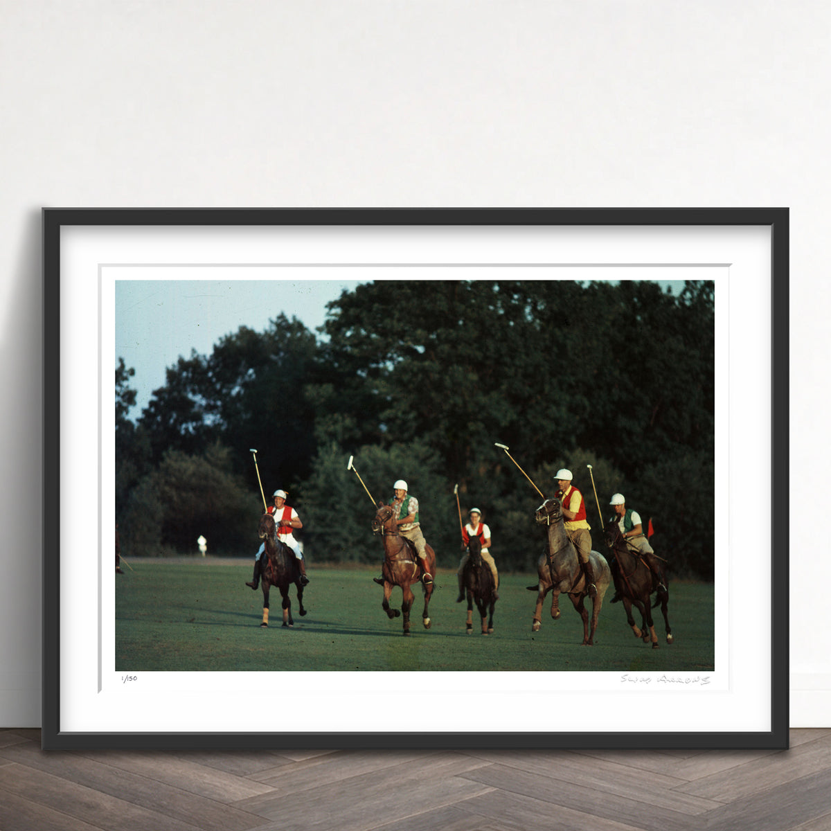 Slim Aarons Limited Edition Estate Stamped spot the ball limited edition 3089152 Framed