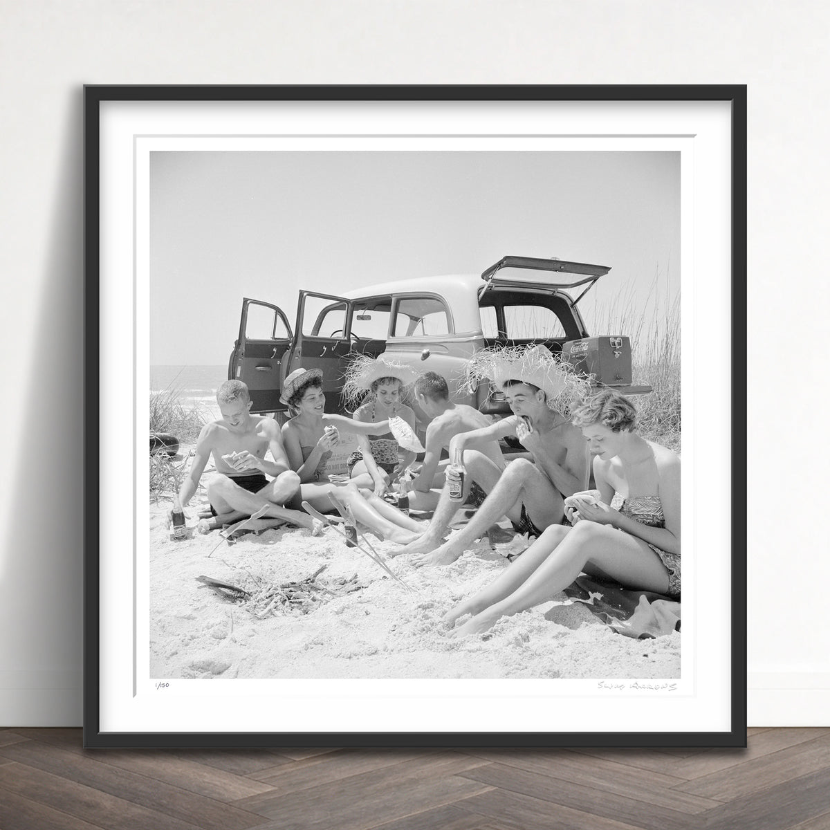 Slim Aarons Limited Edition Estate Stamped spring break limited edition 2672836 Framed