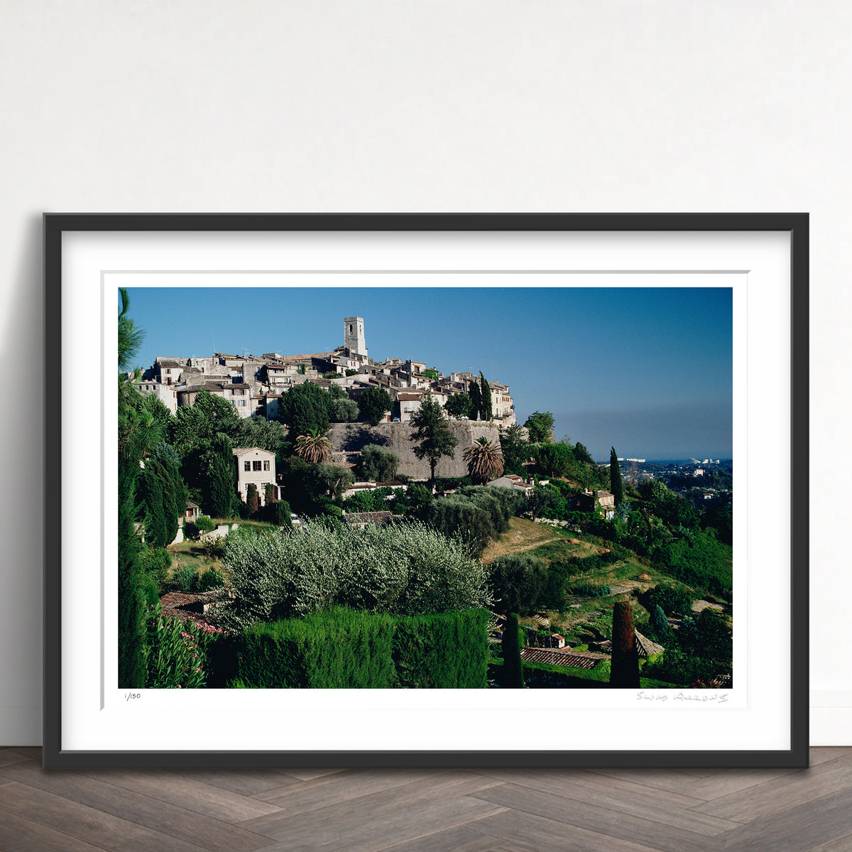 Slim Aarons Limited Edition Estate Stamped st paul de vence limited edition 53397494 Framed