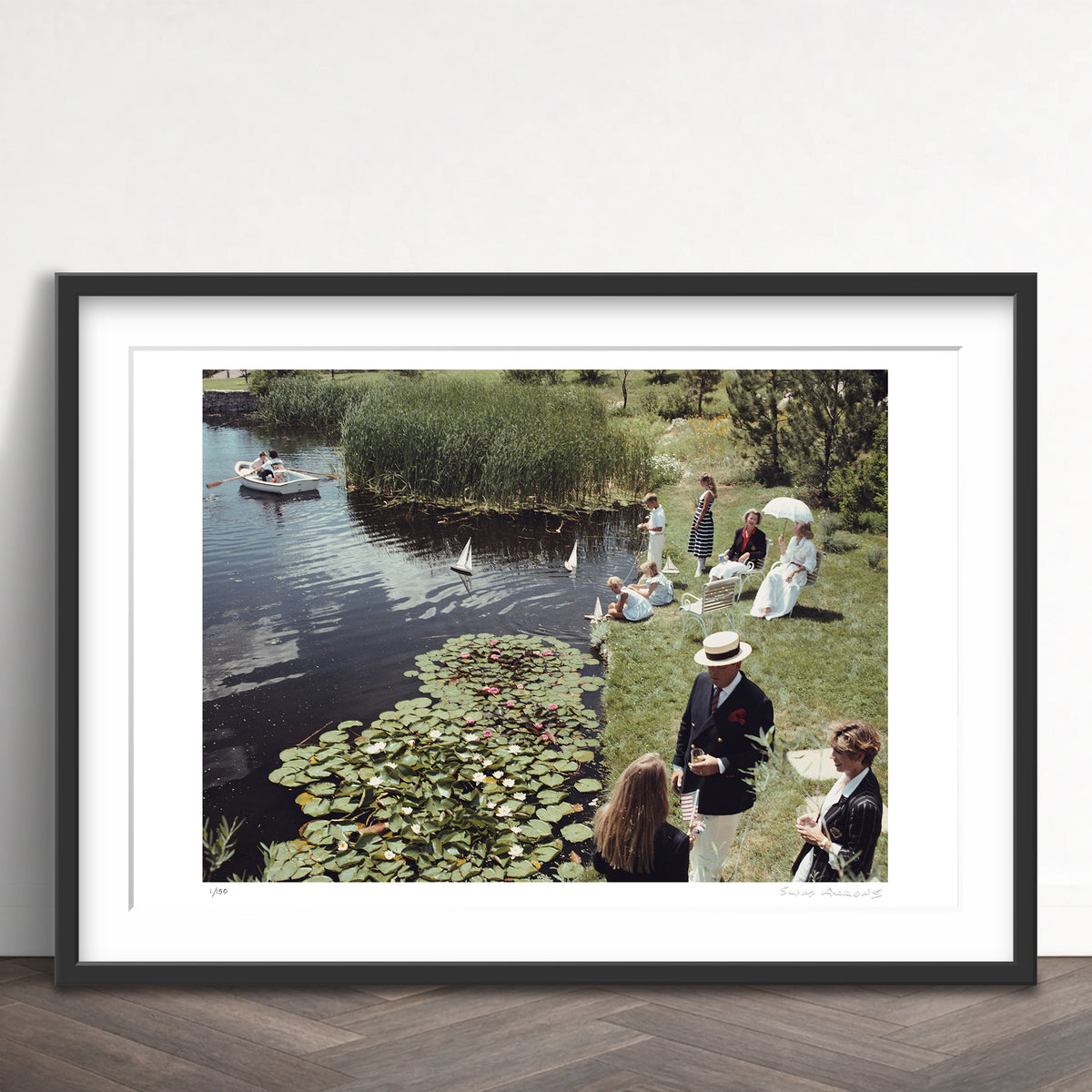 Slim Aarons Limited Edition Estate Stamped summer picnic limited edition 74155618 Framed