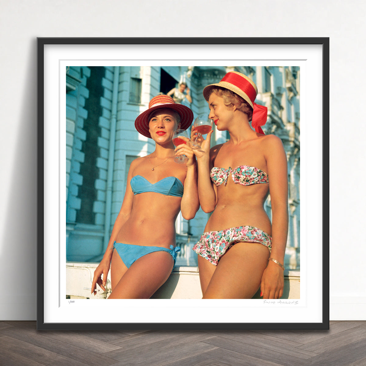 Slim Aarons Limited Edition Estate Stamped sundowners limited edition 2716662 Framed