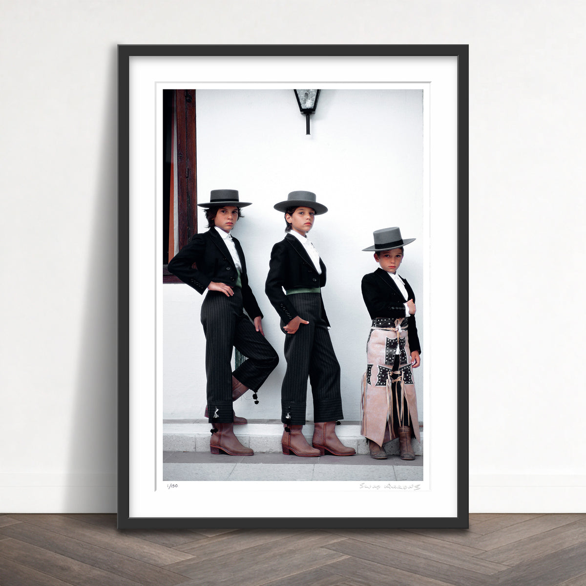 Slim Aarons Limited Edition Estate Stamped the ali children limited edition 3163492 Framed