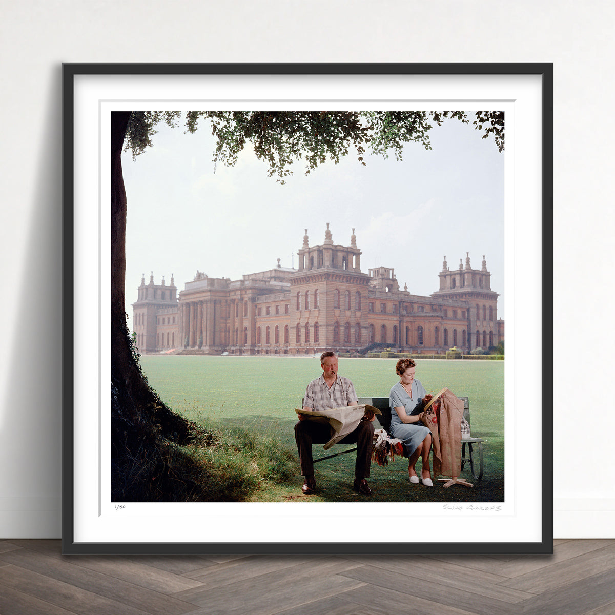Slim Aarons Limited Edition Estate Stamped the marlboroughs limited edition 3165488 Framed