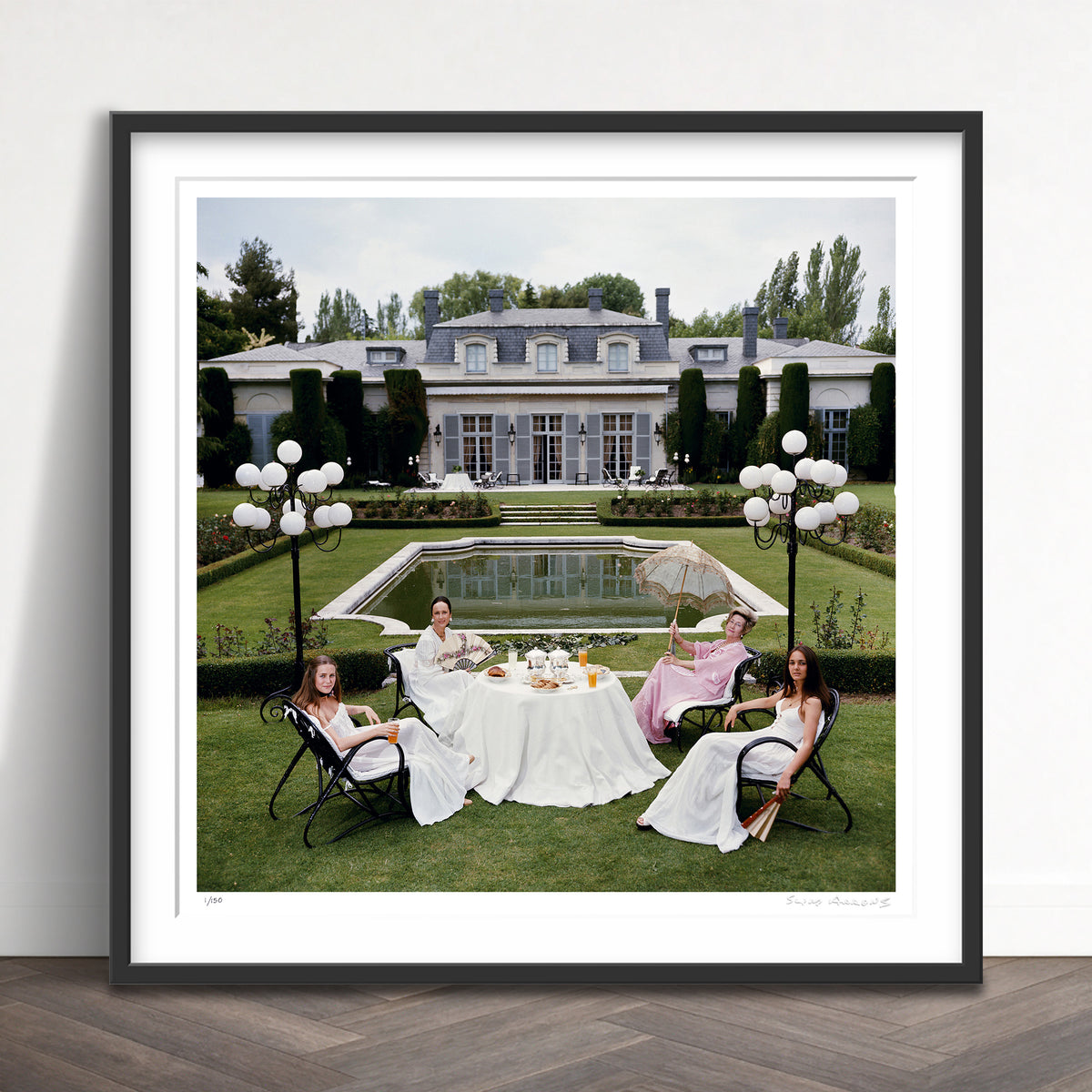 Slim Aarons Limited Edition Estate Stamped the romanones limited edition 3165717 Framed