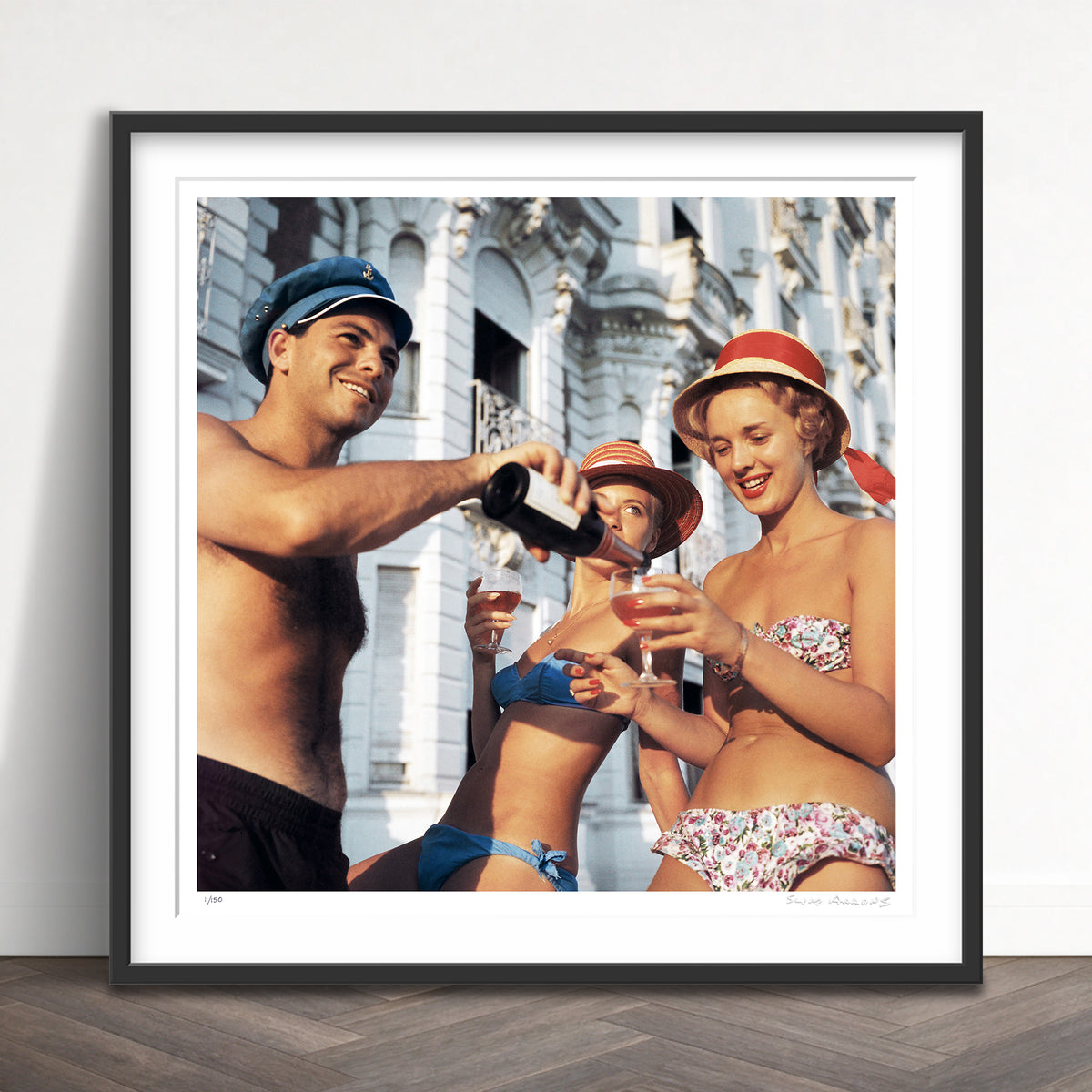 Slim Aarons Limited Edition Estate Stamped top up limited edition 3097297 Framed