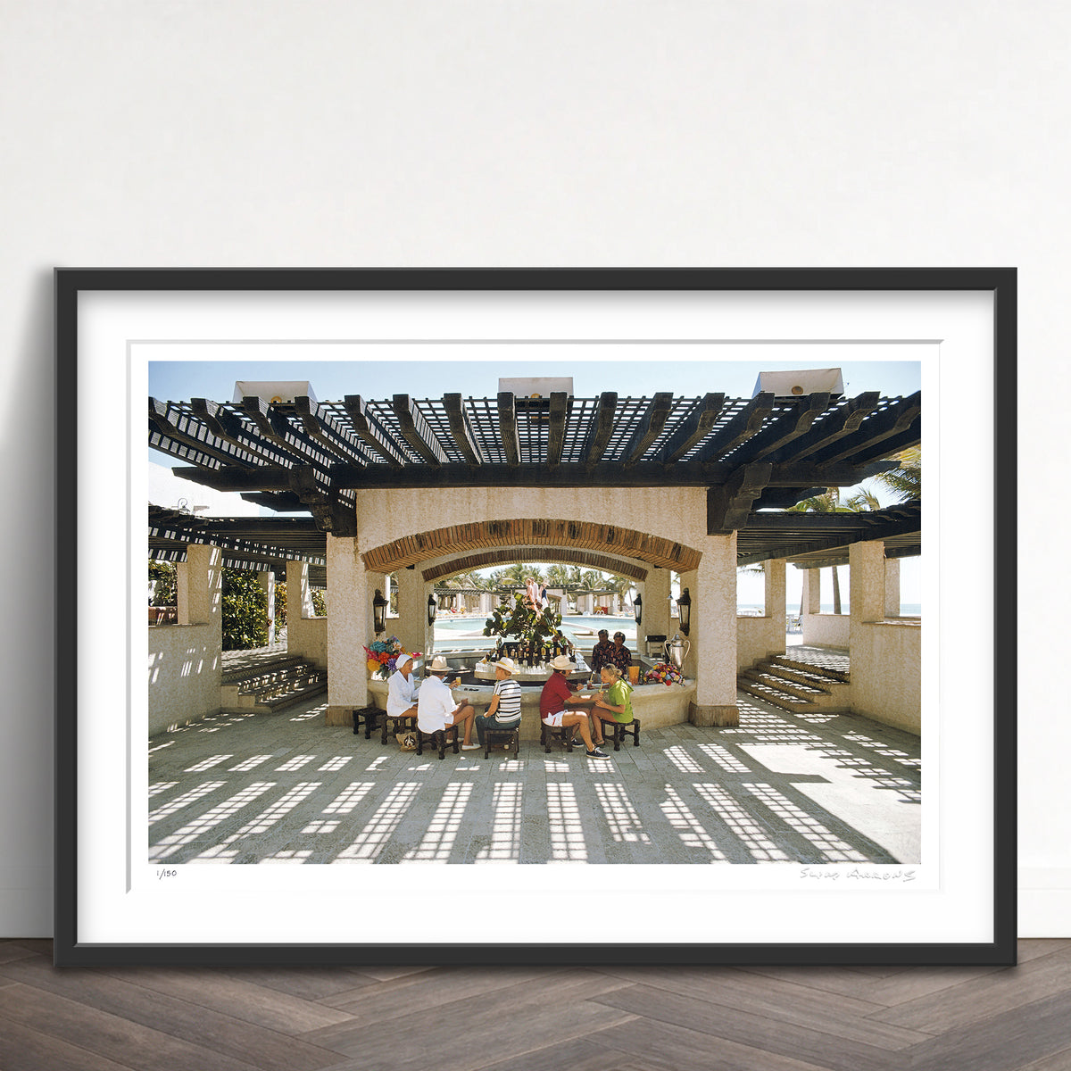 Slim Aarons Limited Edition Estate Stamped tres vidas acapulco 1 limited edition 554350087 Framed