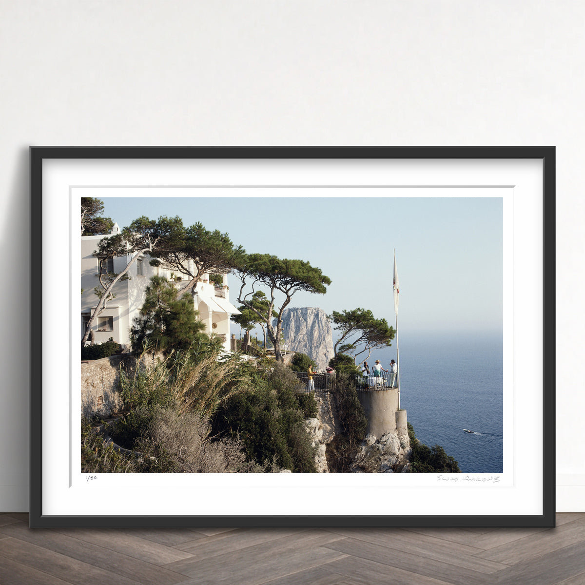 Slim Aarons Limited Edition Estate Stamped unghia marina limited edition 155762910 Framed