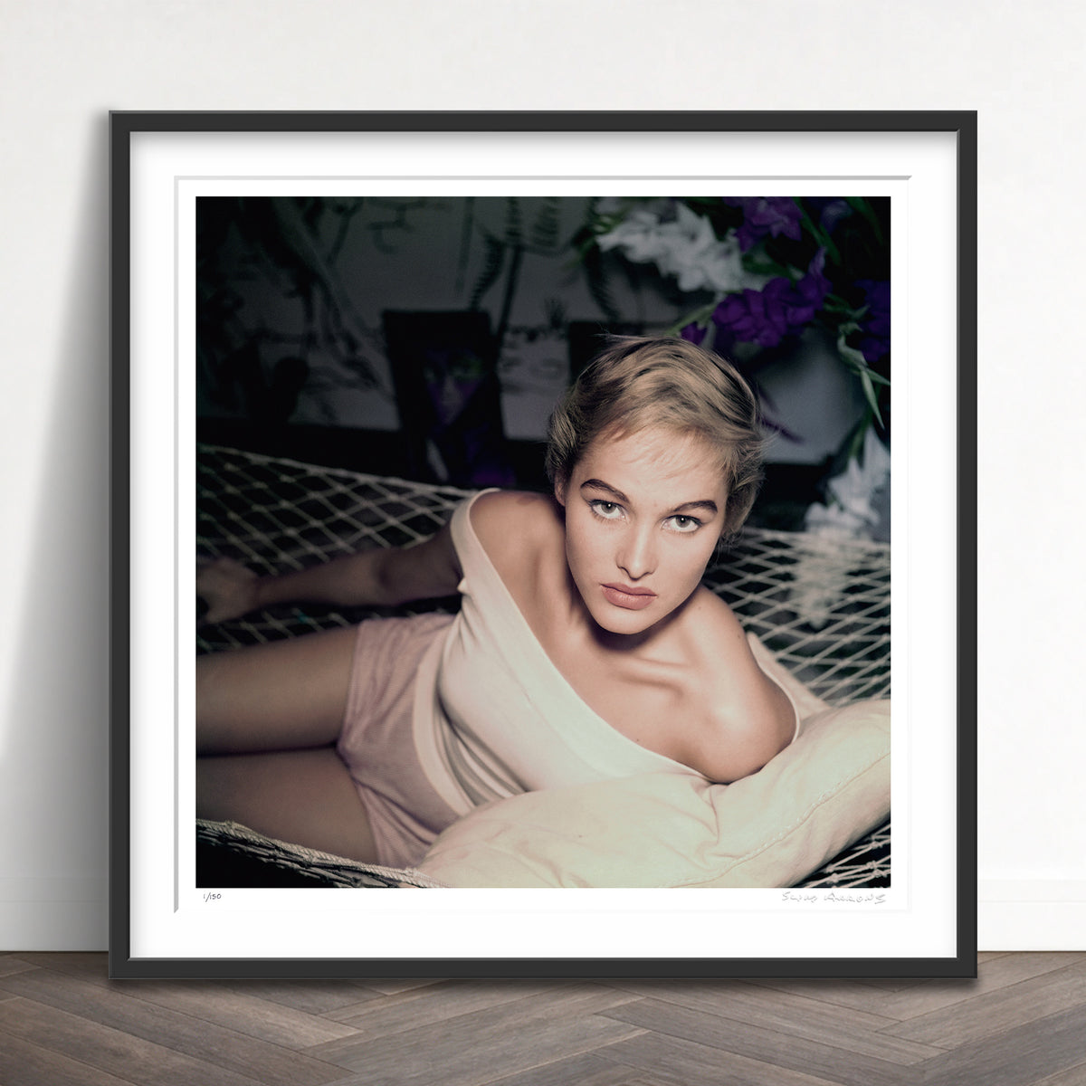 Slim Aarons Limited Edition Estate Stamped ursula andress limited edition 155761731 Framed