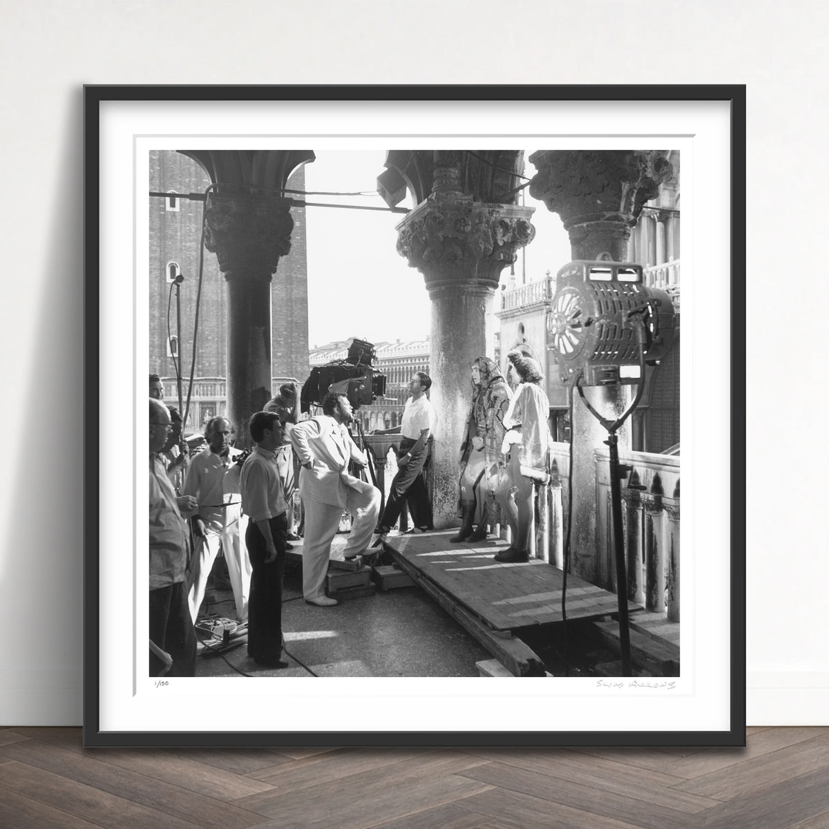 Slim Aarons Limited Edition Estate Stamped venetian play limited edition 3137803 Framed