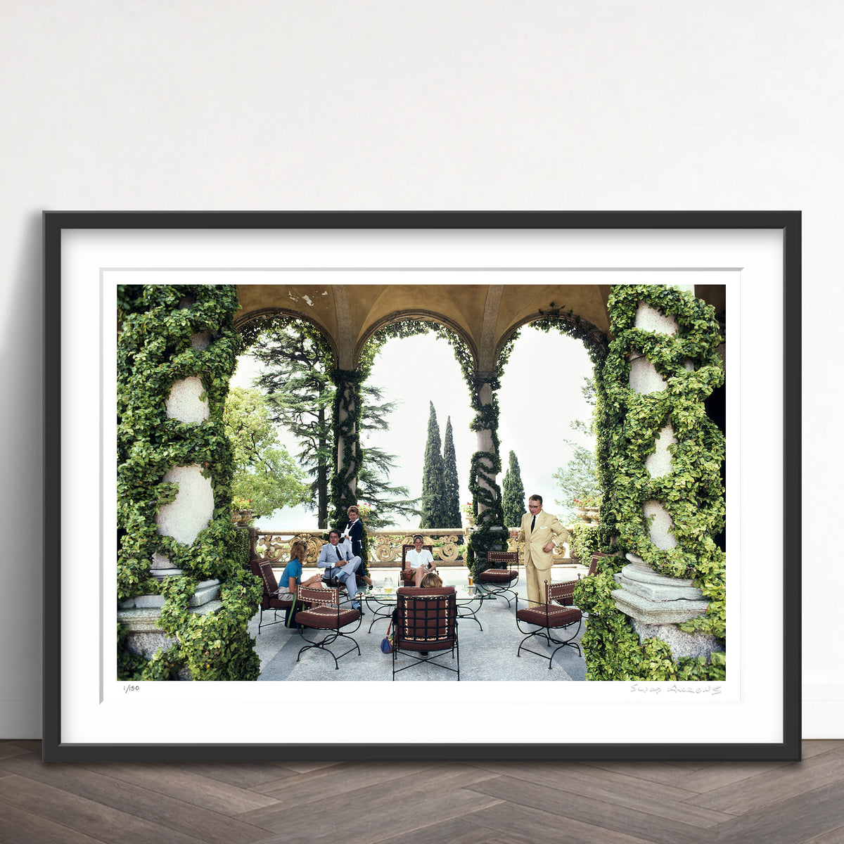 Slim Aarons Limited Edition Estate Stamped villa del balbianello limited edition 155762999 Framed