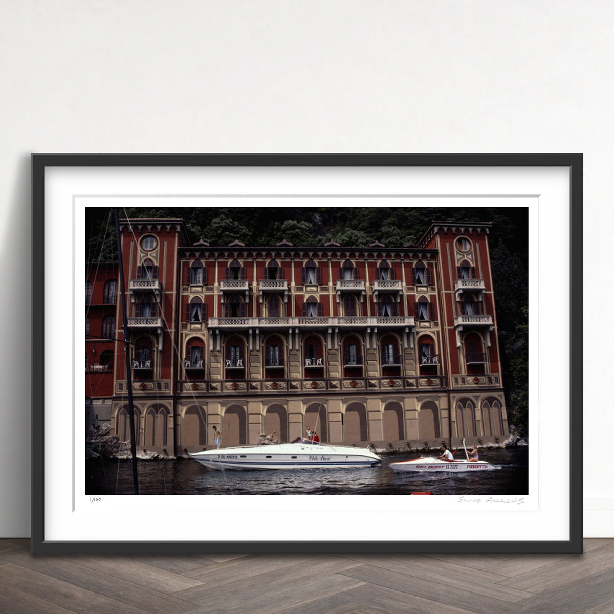 Slim Aarons Limited Edition Estate Stamped villa deste limited edition 155762908 Framed