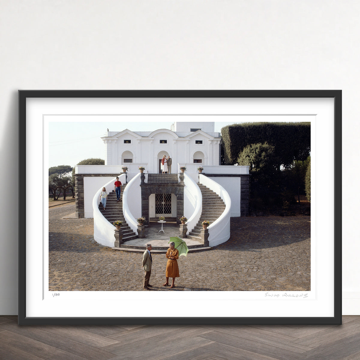 Slim Aarons Limited Edition Estate Stamped villa olivella limited edition 155761252 Framed