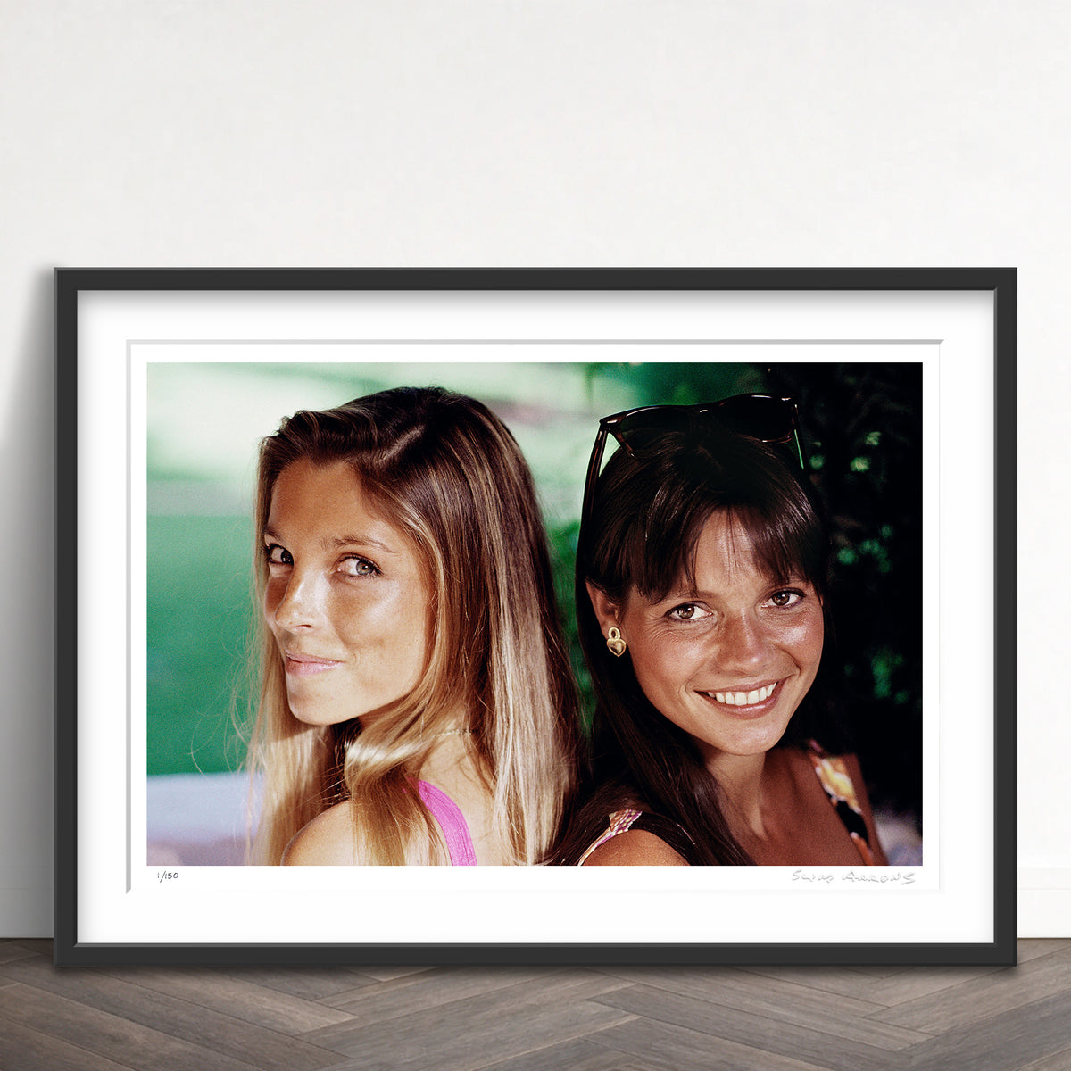 Slim Aarons Limited Edition Estate Stamped von bismarcks limited edition 3249000 Framed