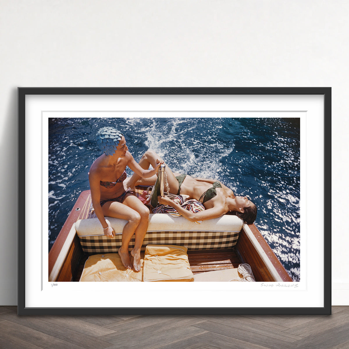 Slim Aarons Limited Edition Estate Stamped vuccino and rava limited edition 155762913 Framed
