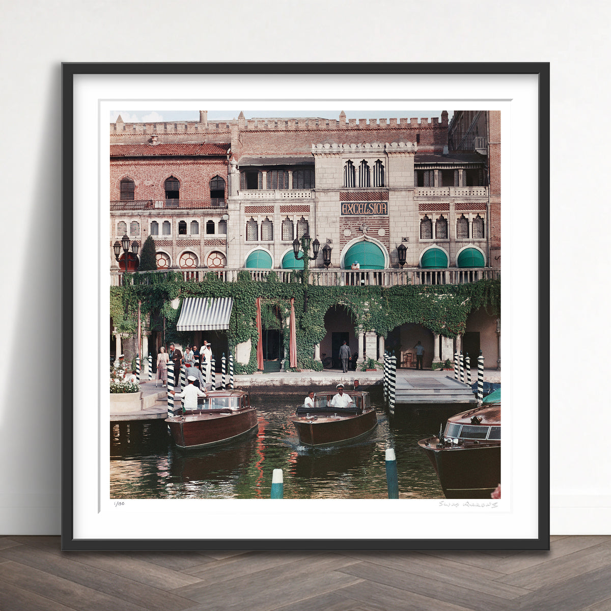 Slim Aarons Limited Edition Estate Stamped westin excelsior limited edition 79466697 Framed