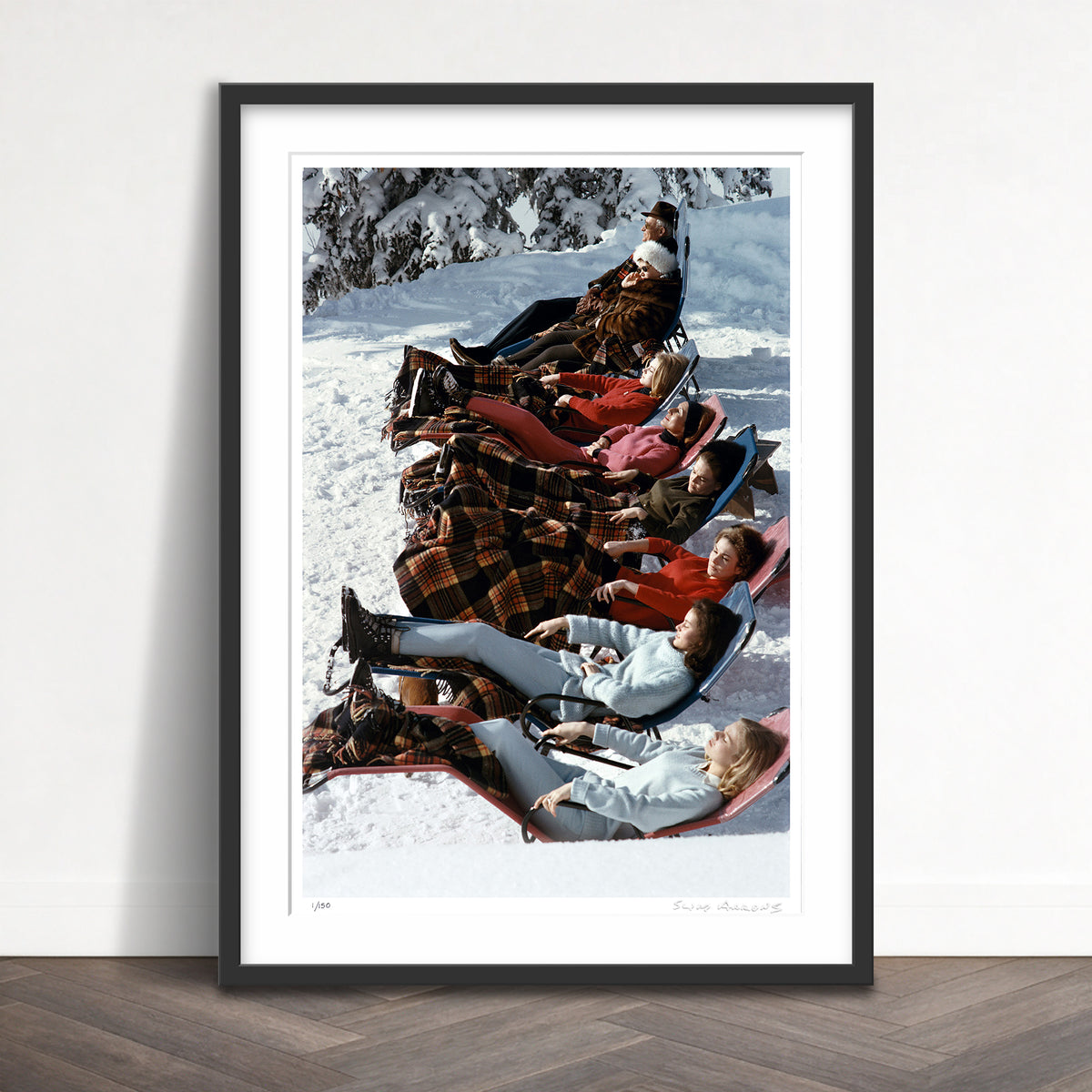 Slim Aarons Limited Edition Estate Stamped winter suntans limited edition 2669202 Framed